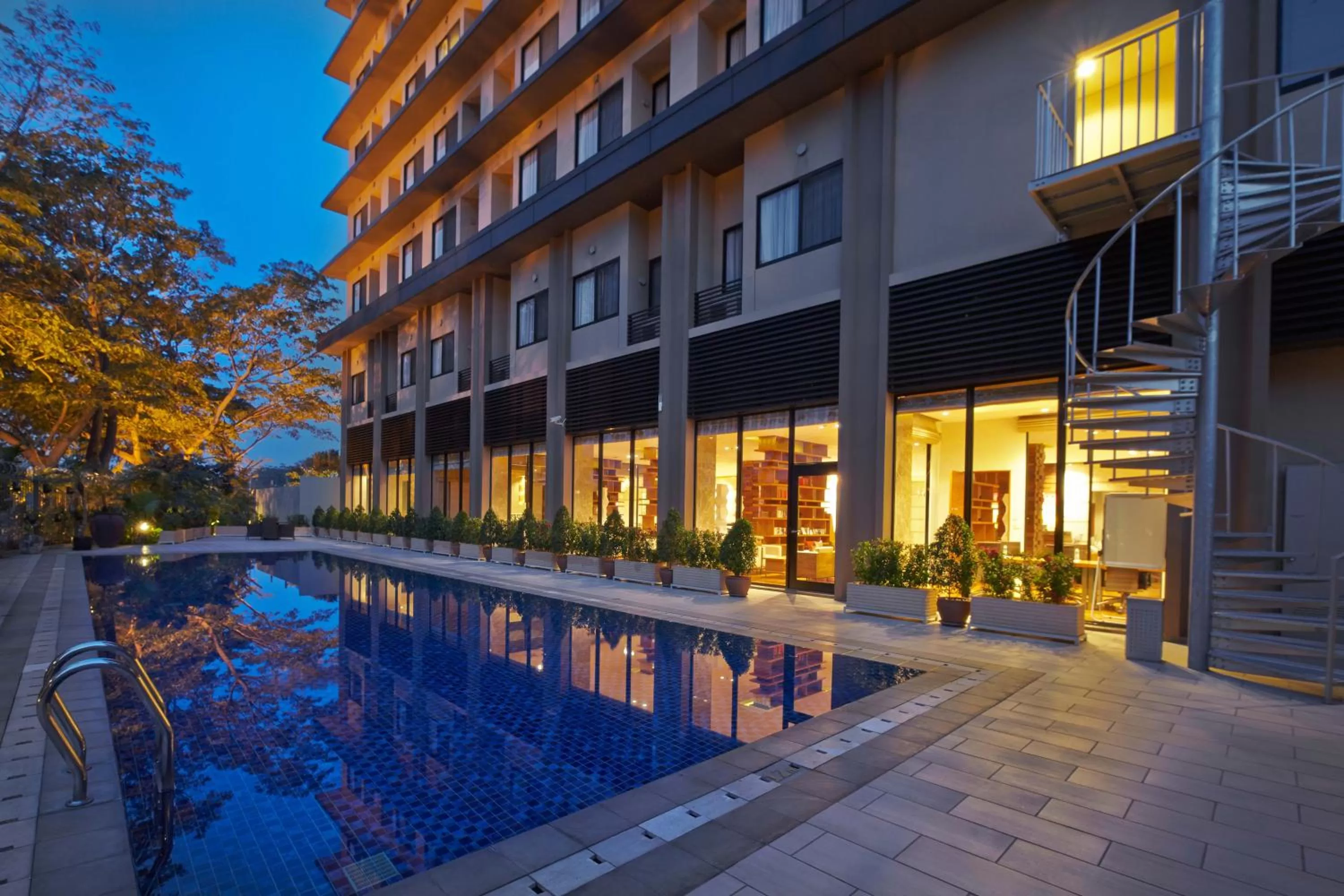 Decorative detail in Axia South Cikarang Service Apartment