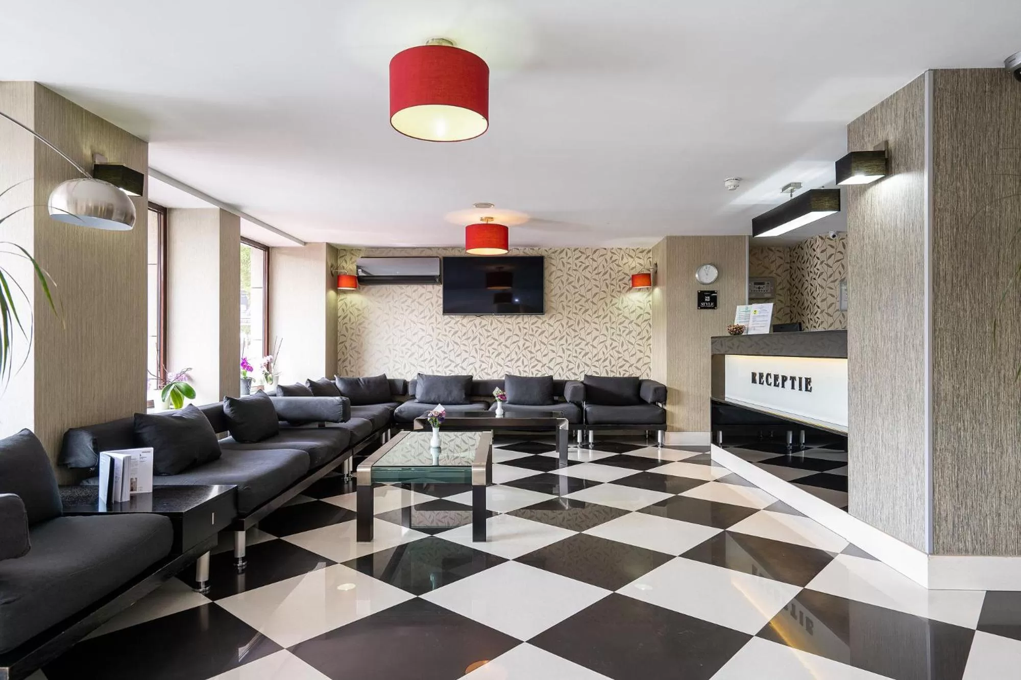 Lobby or reception in Hotel Parliament