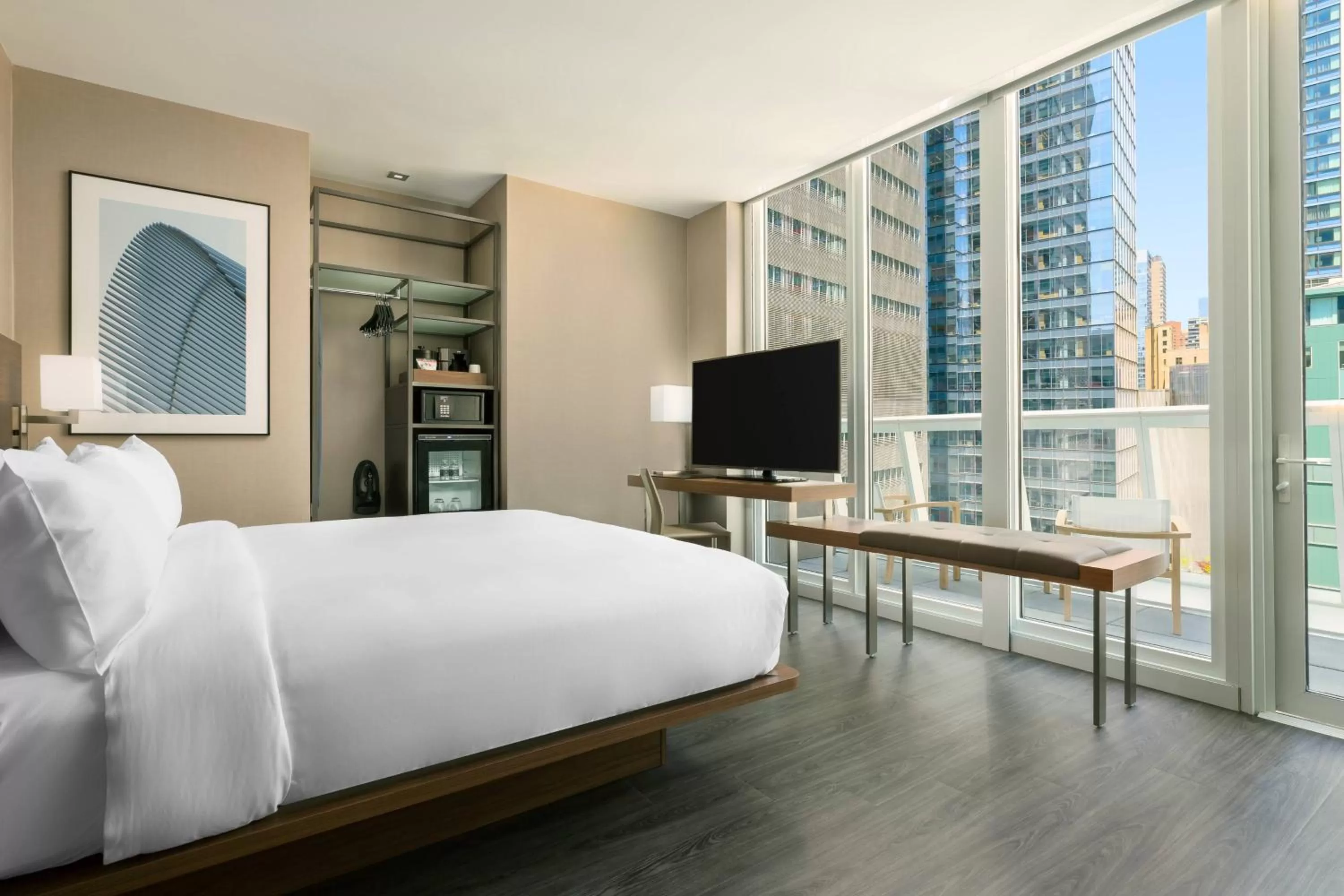 Photo of the whole room, Bed in AC Hotel by Marriott New York Times Square