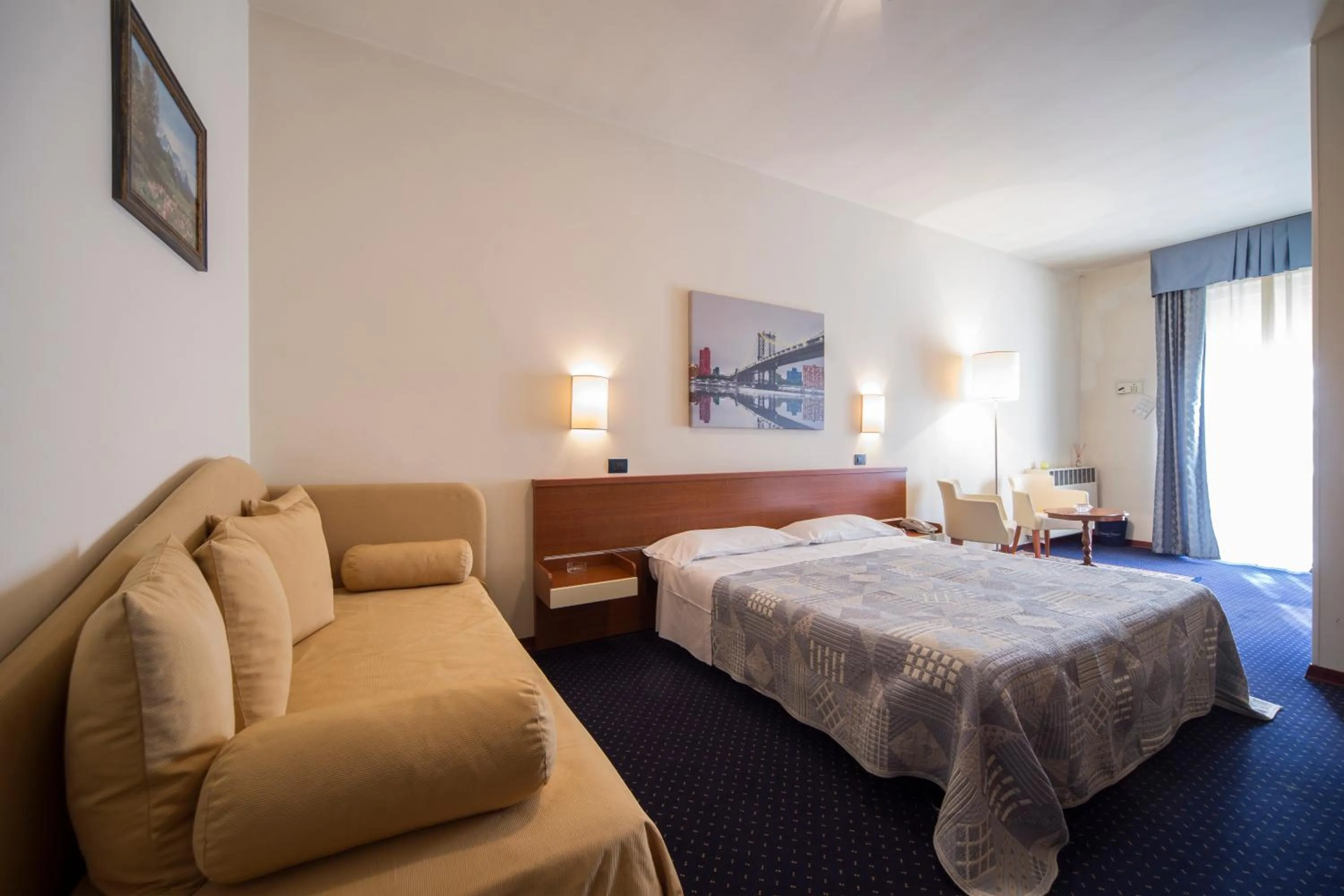 Bed in Hotel Elefante Bianco