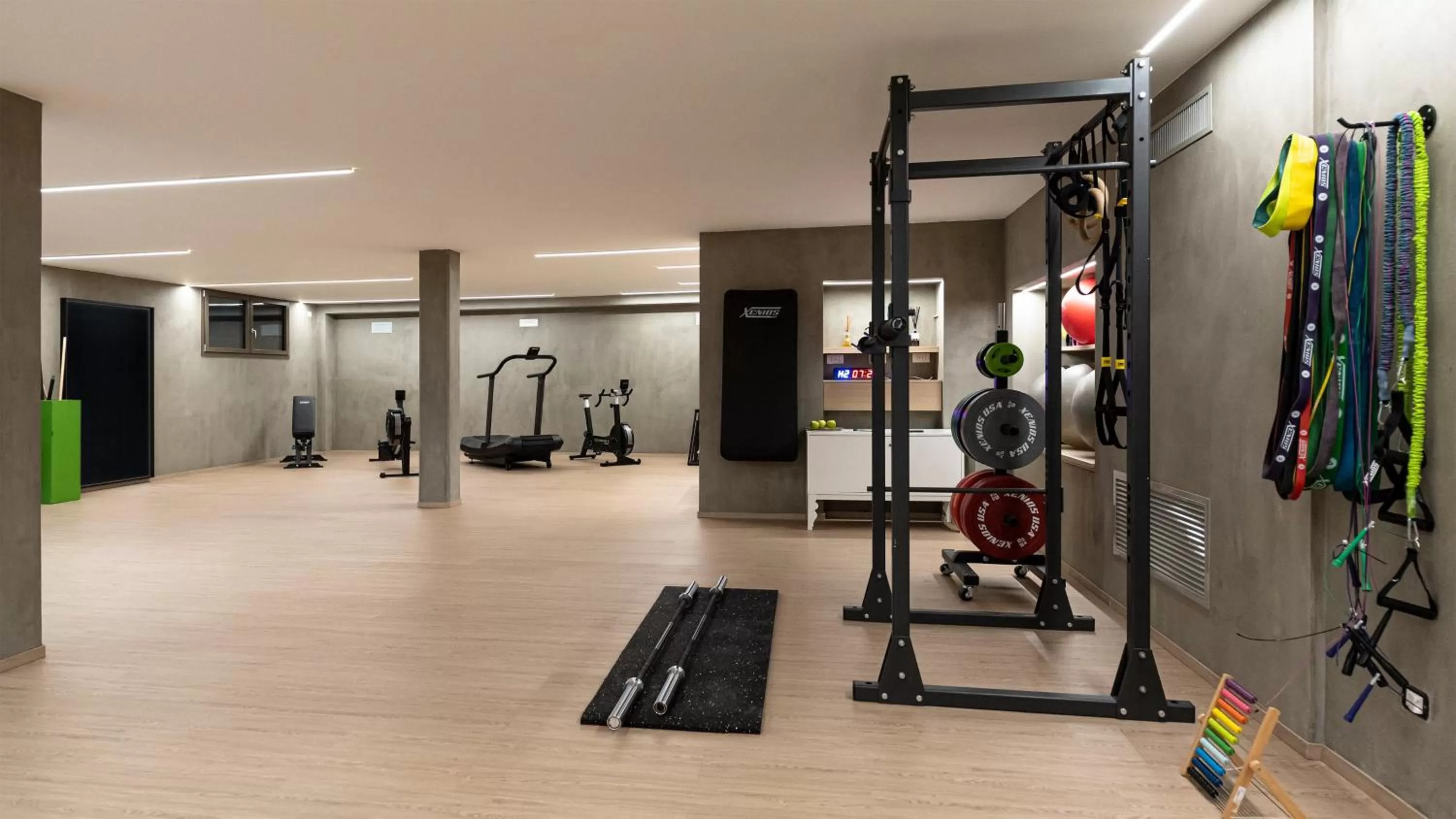Fitness centre/facilities in Le Rose Spa Hotel
