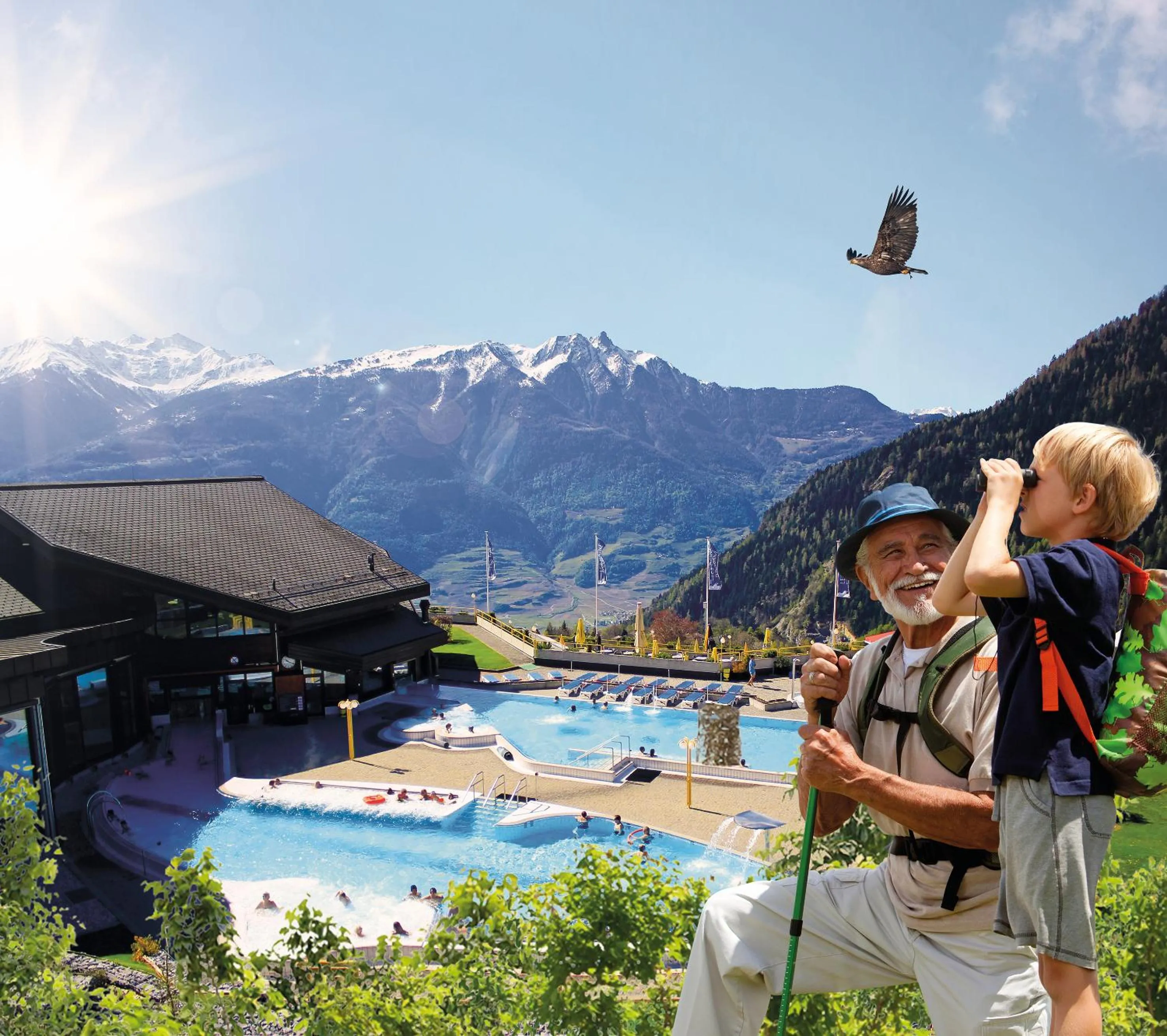 Hiking in Hôtel Les Bains d'Ovronnaz