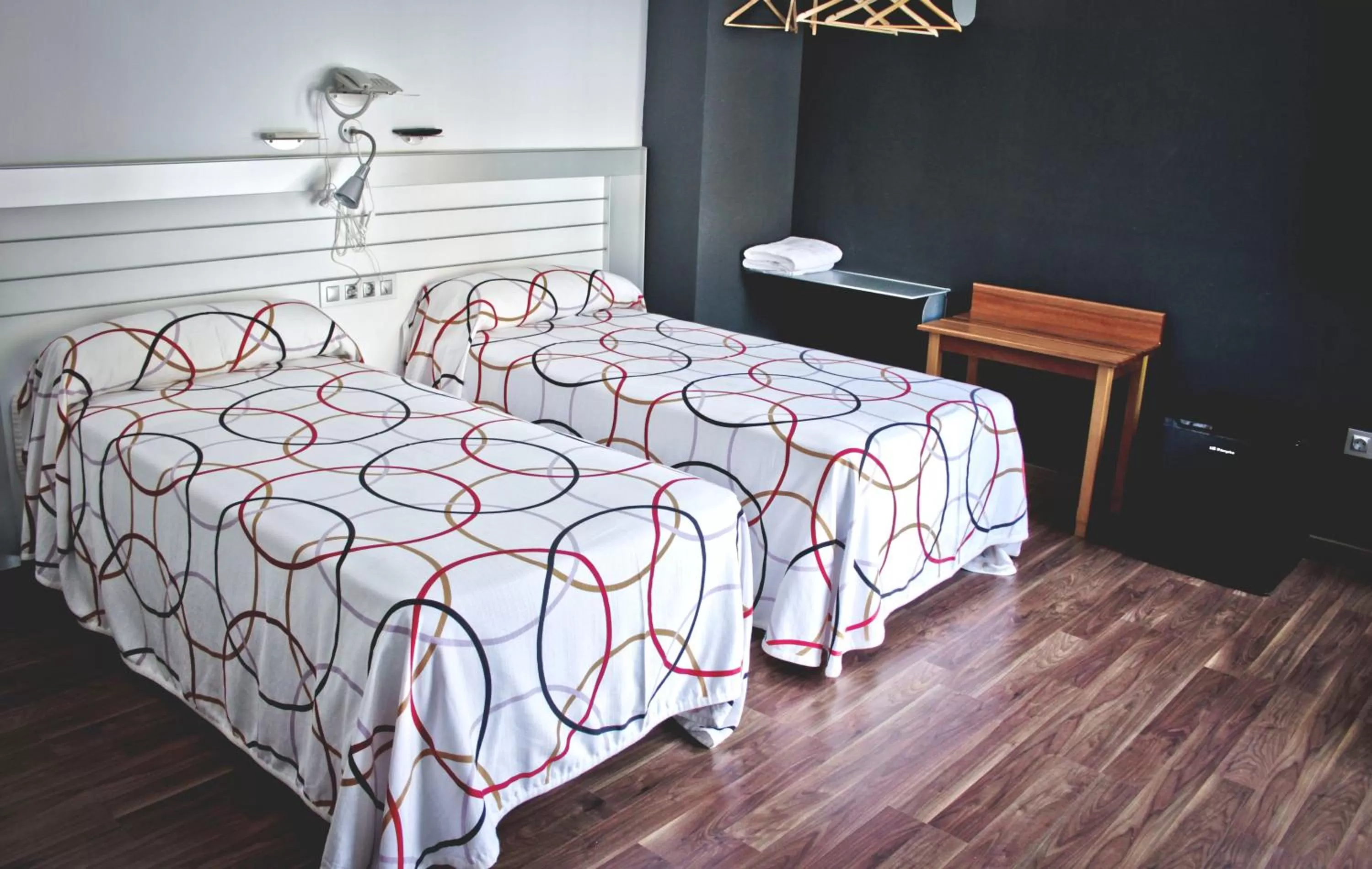 Bed in Hotel La Colombina