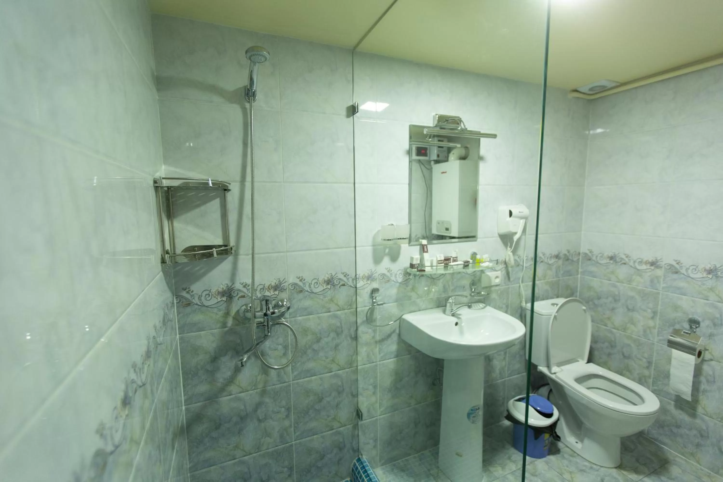 Shower in Mirzo Boutique Hotel