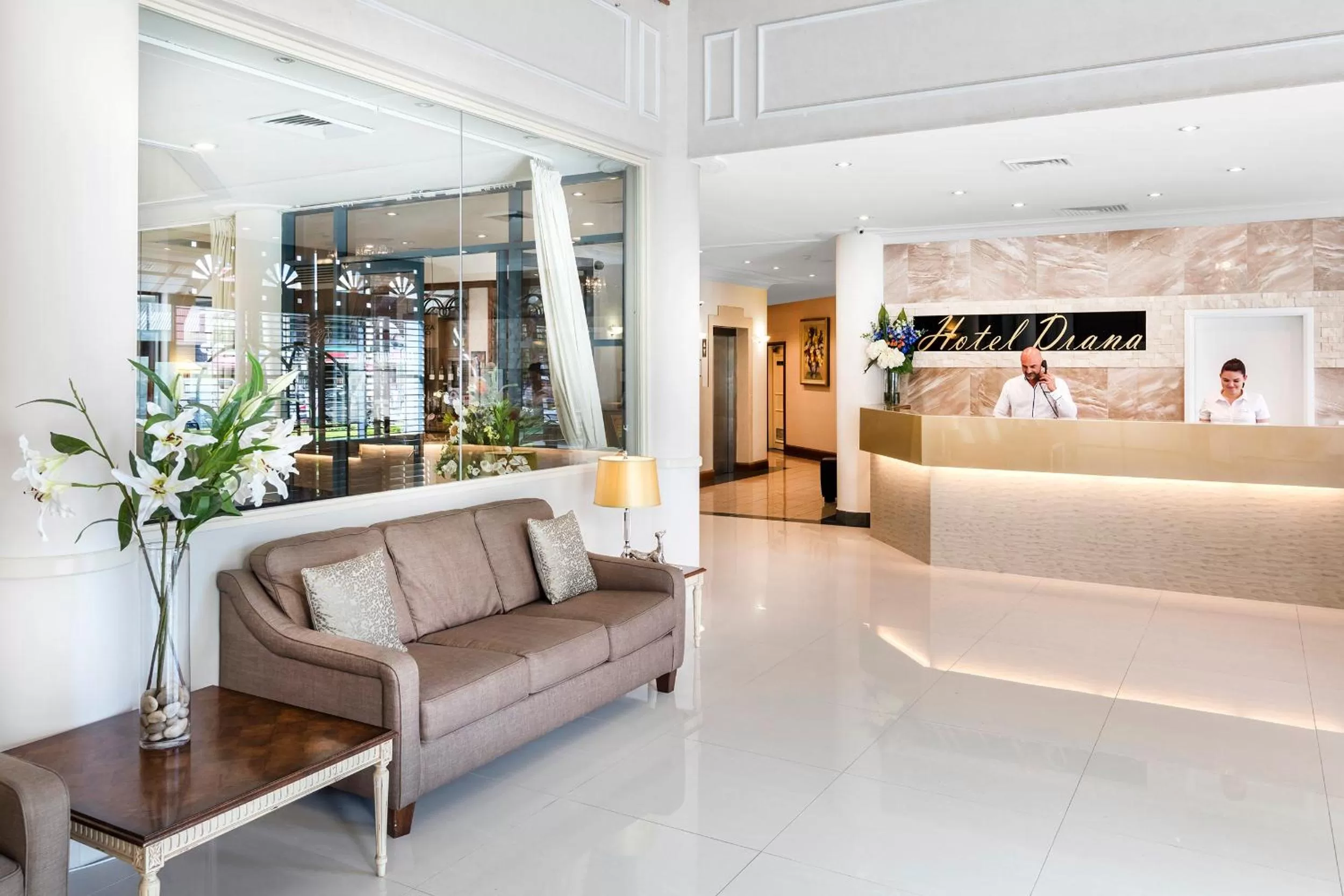 Lobby or reception in Hotel Diana Woolloongabba