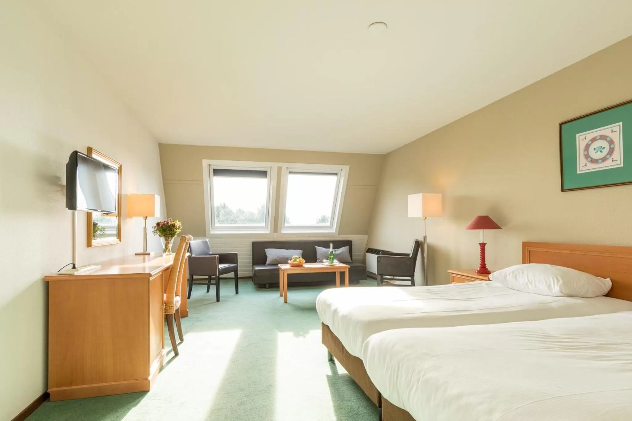 Bedroom, Bed in Fletcher Hotel-Restaurant Amelander Kaap