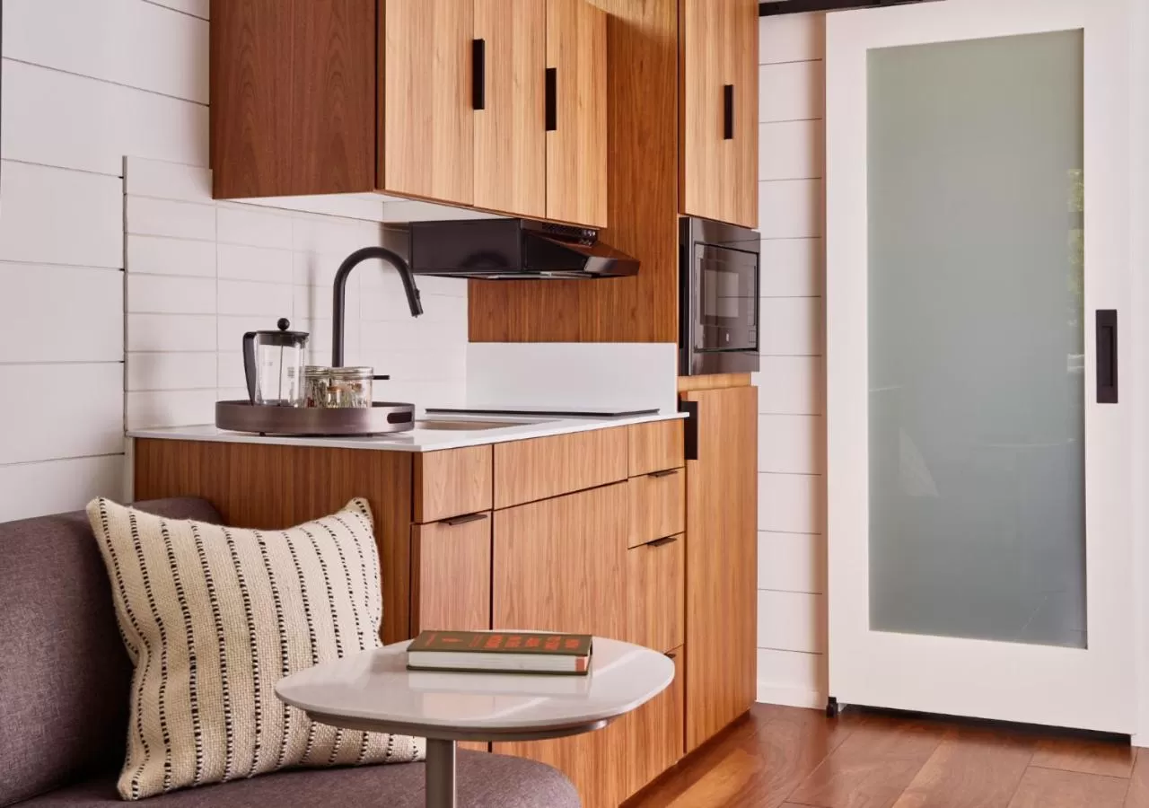 Kitchen or kitchenette in AutoCamp Cape Cod