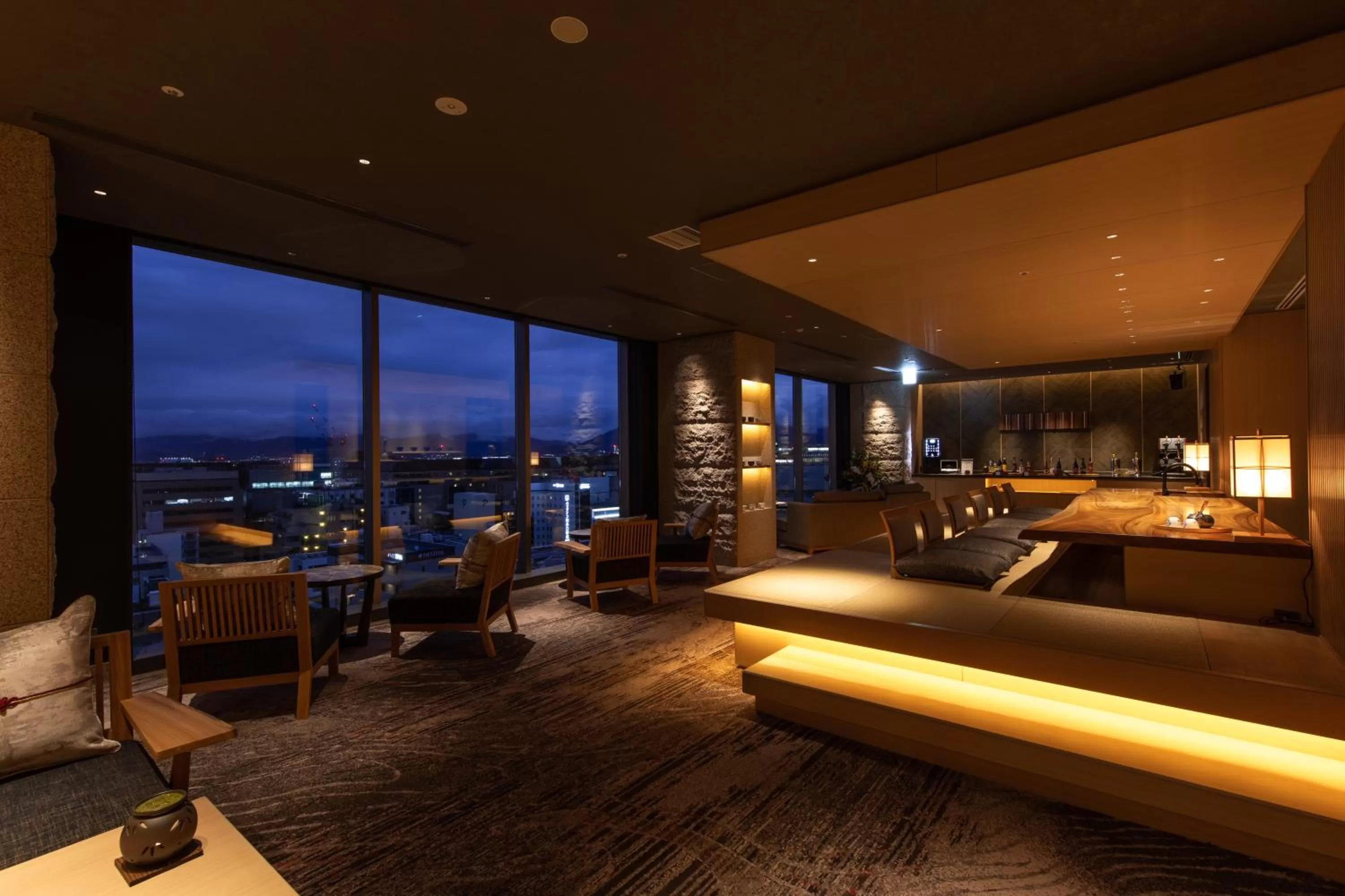 Lounge or bar in THE BLOSSOM HAKATA Premier