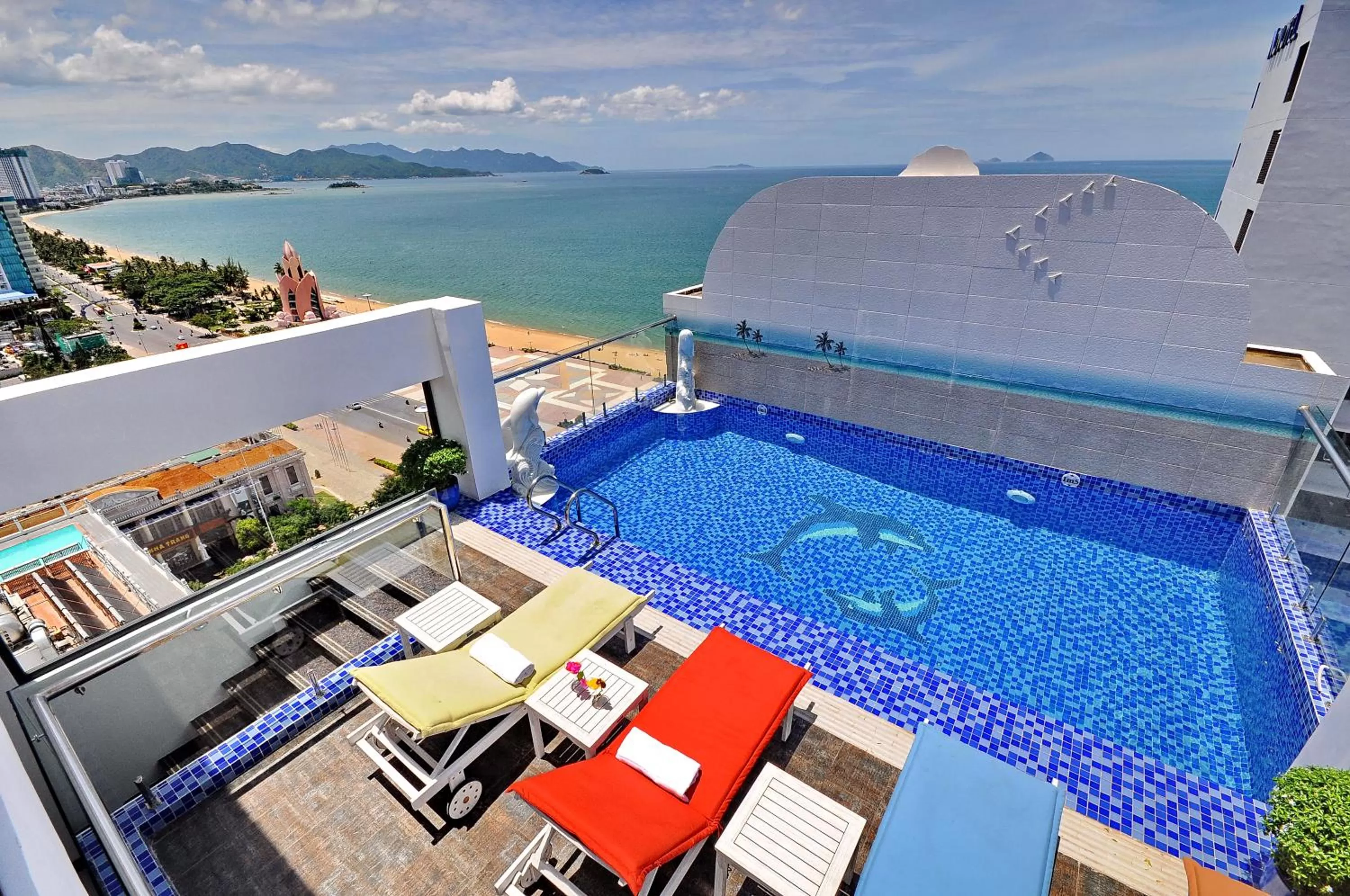 Swimming pool in Boss Hotel