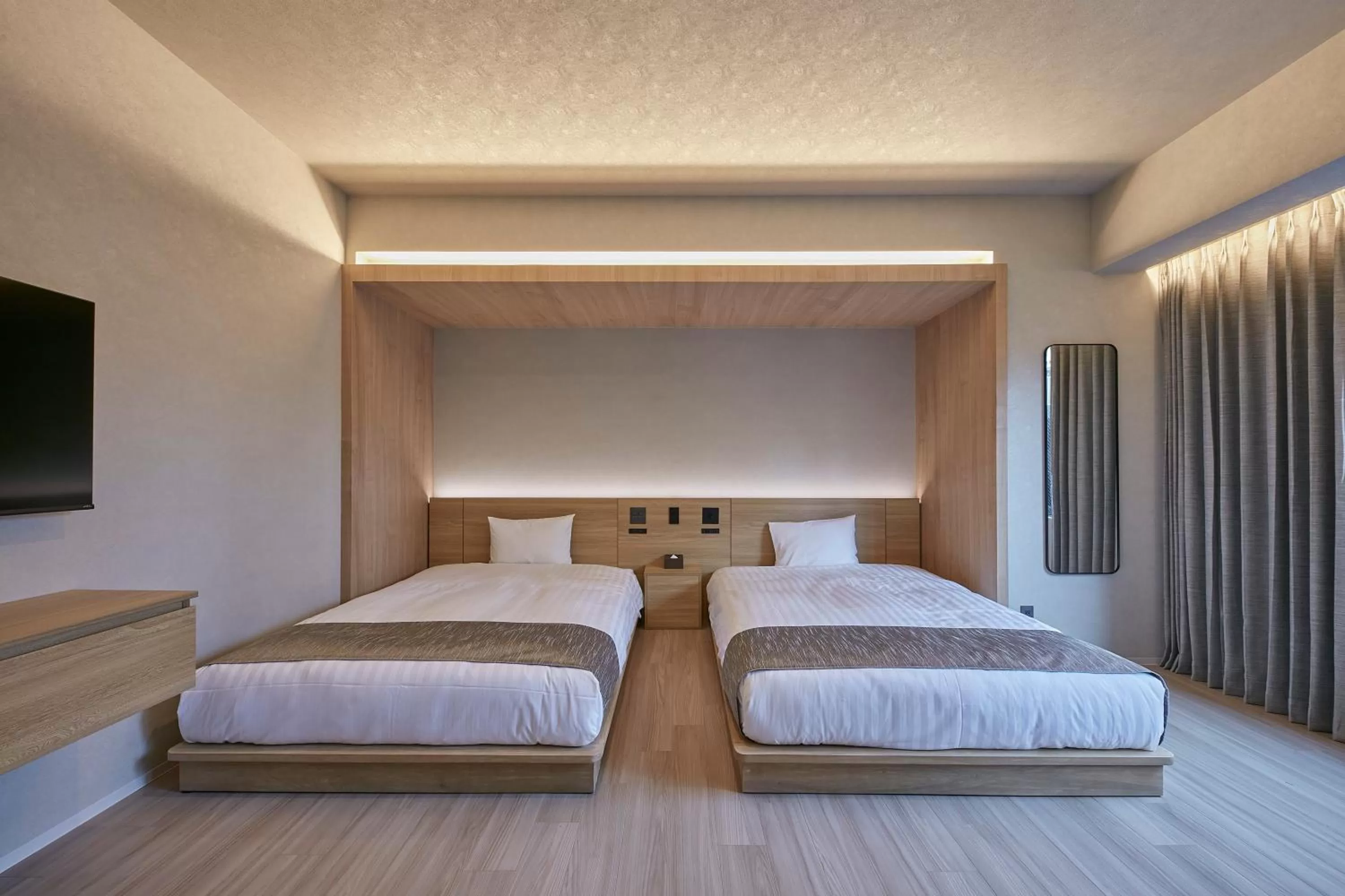 Photo of the whole room, Bed in fav KUMAMOTO