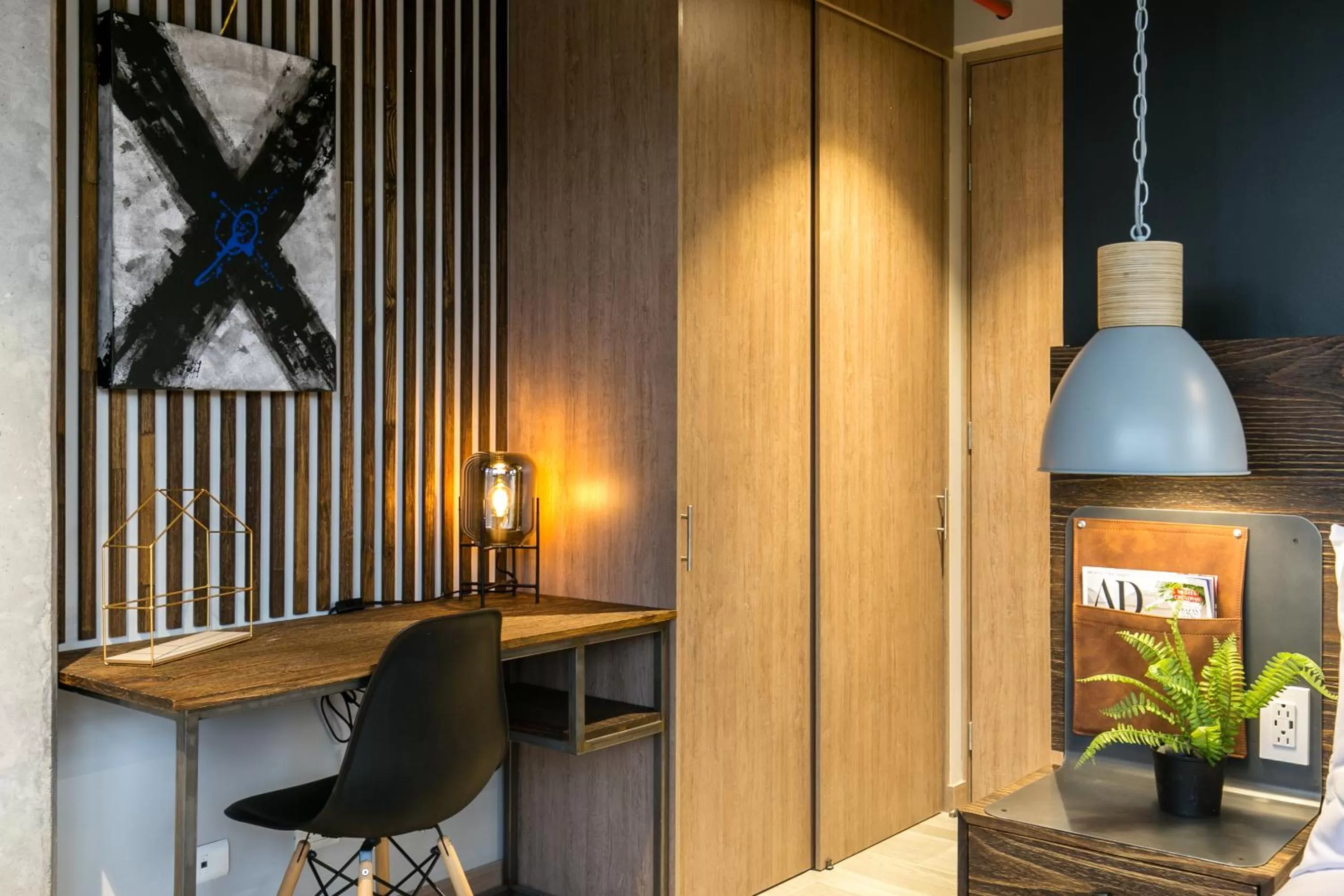 Seating area in Factory Lofts Hotel