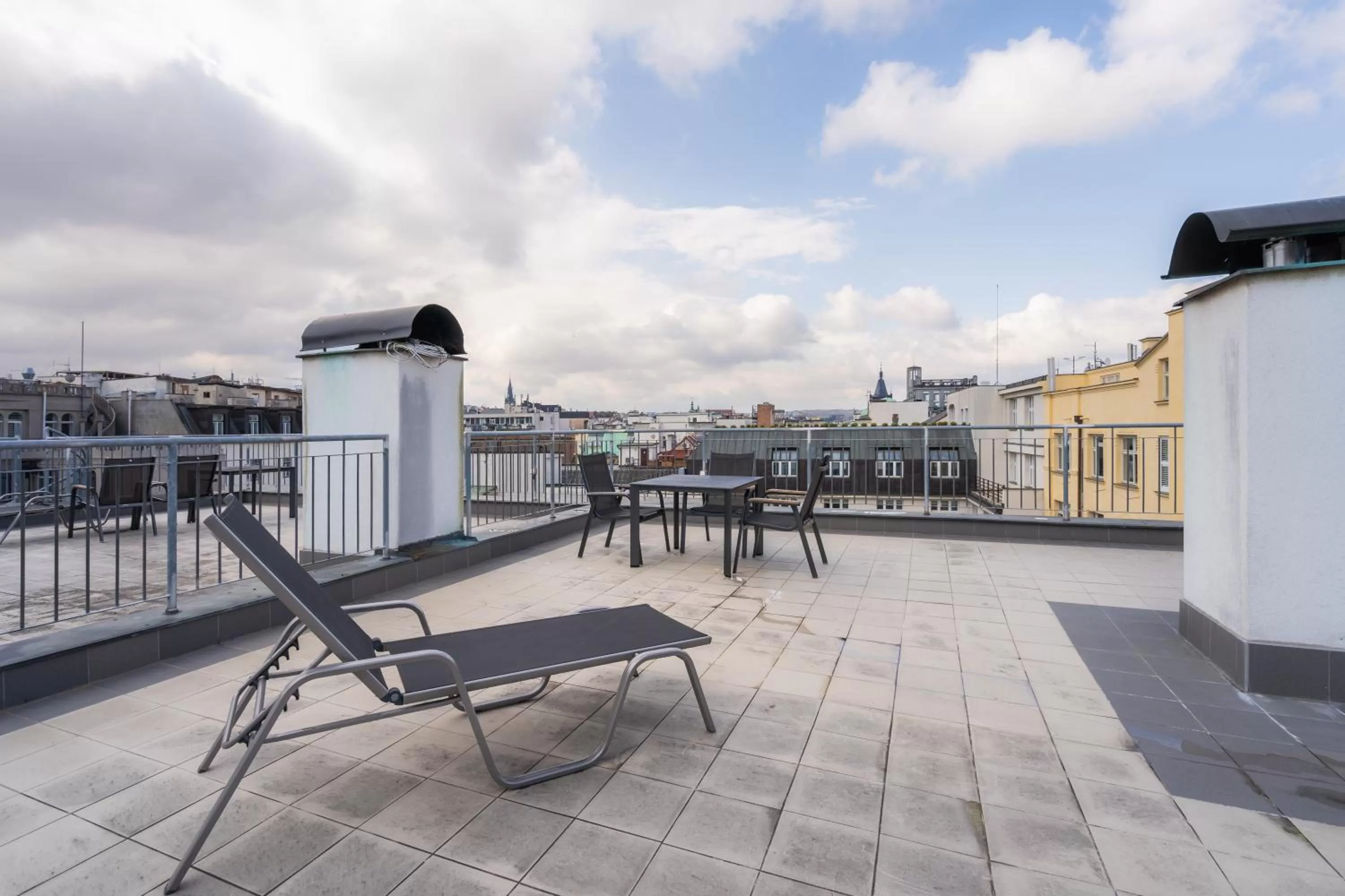 Balcony/Terrace in EA ApartHotel Melantrich