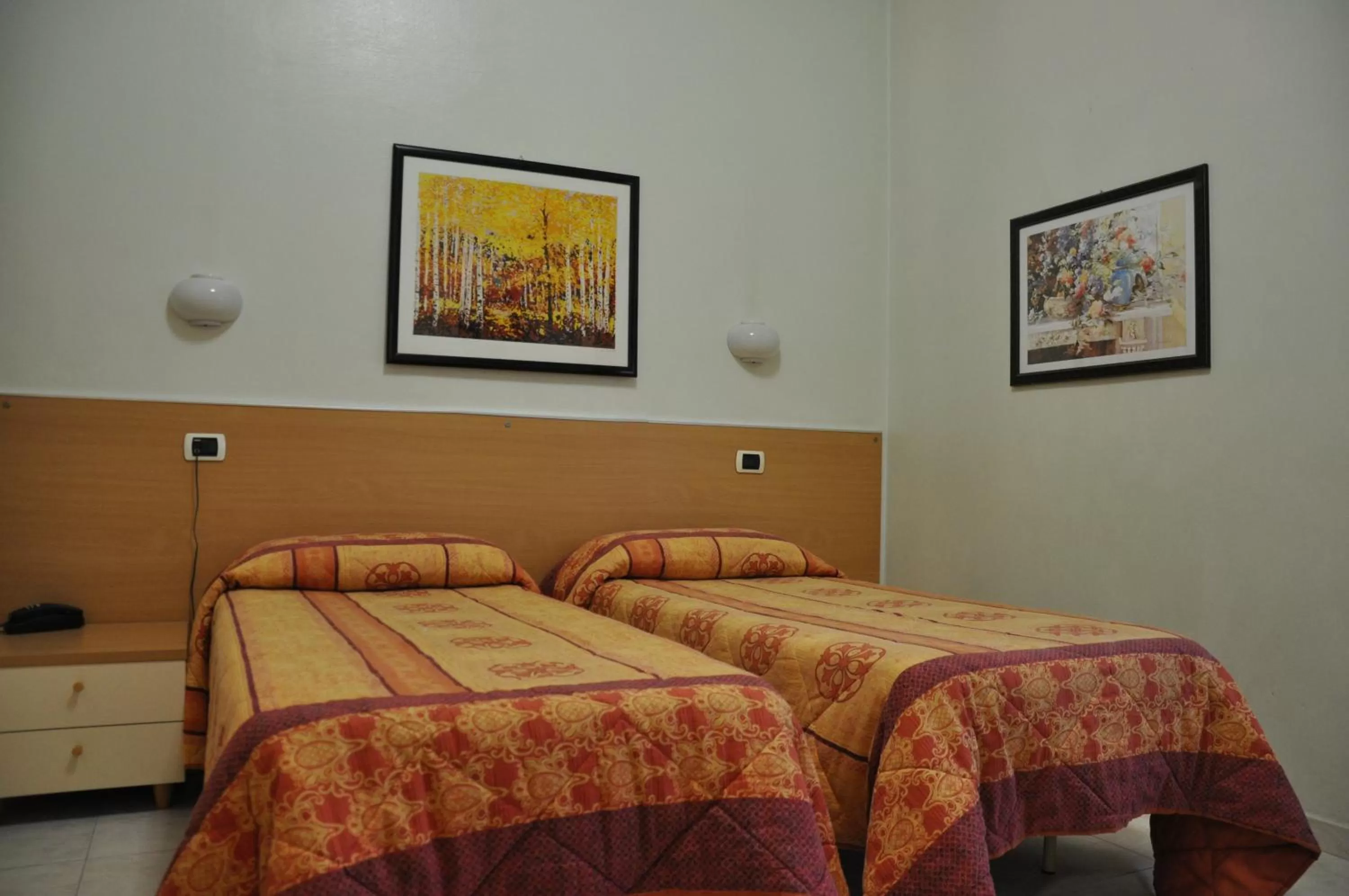 Bed in Hotel Villa Robinia
