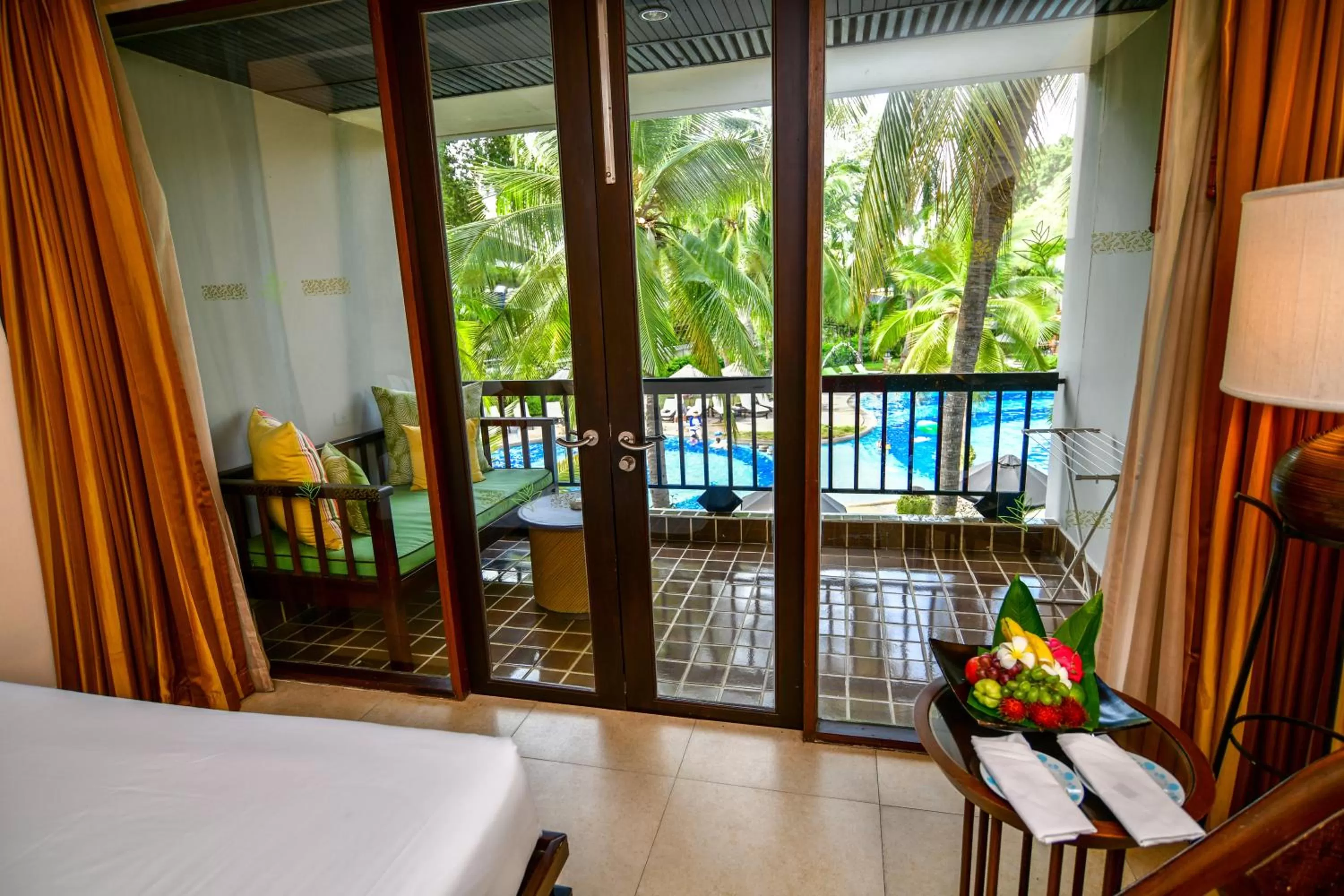 Pool view in Siam Bayshore Resort Pattaya