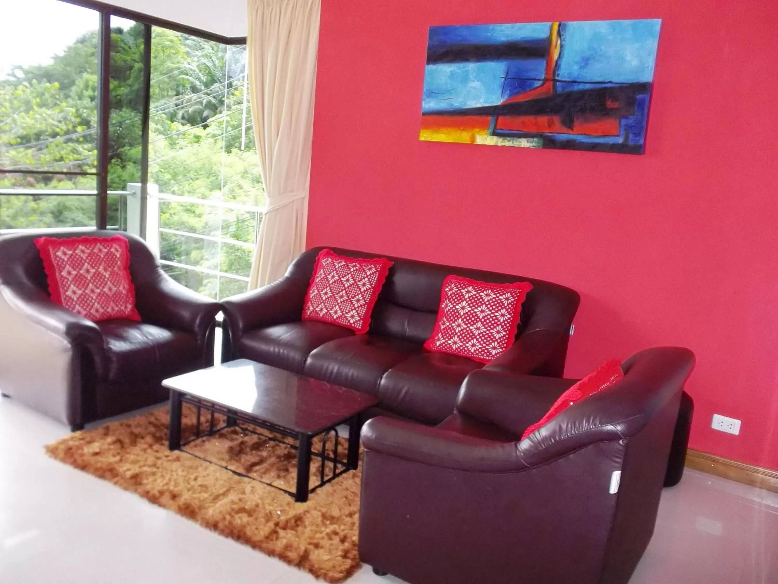 Living room in Mountain Seaview Luxury Apartments