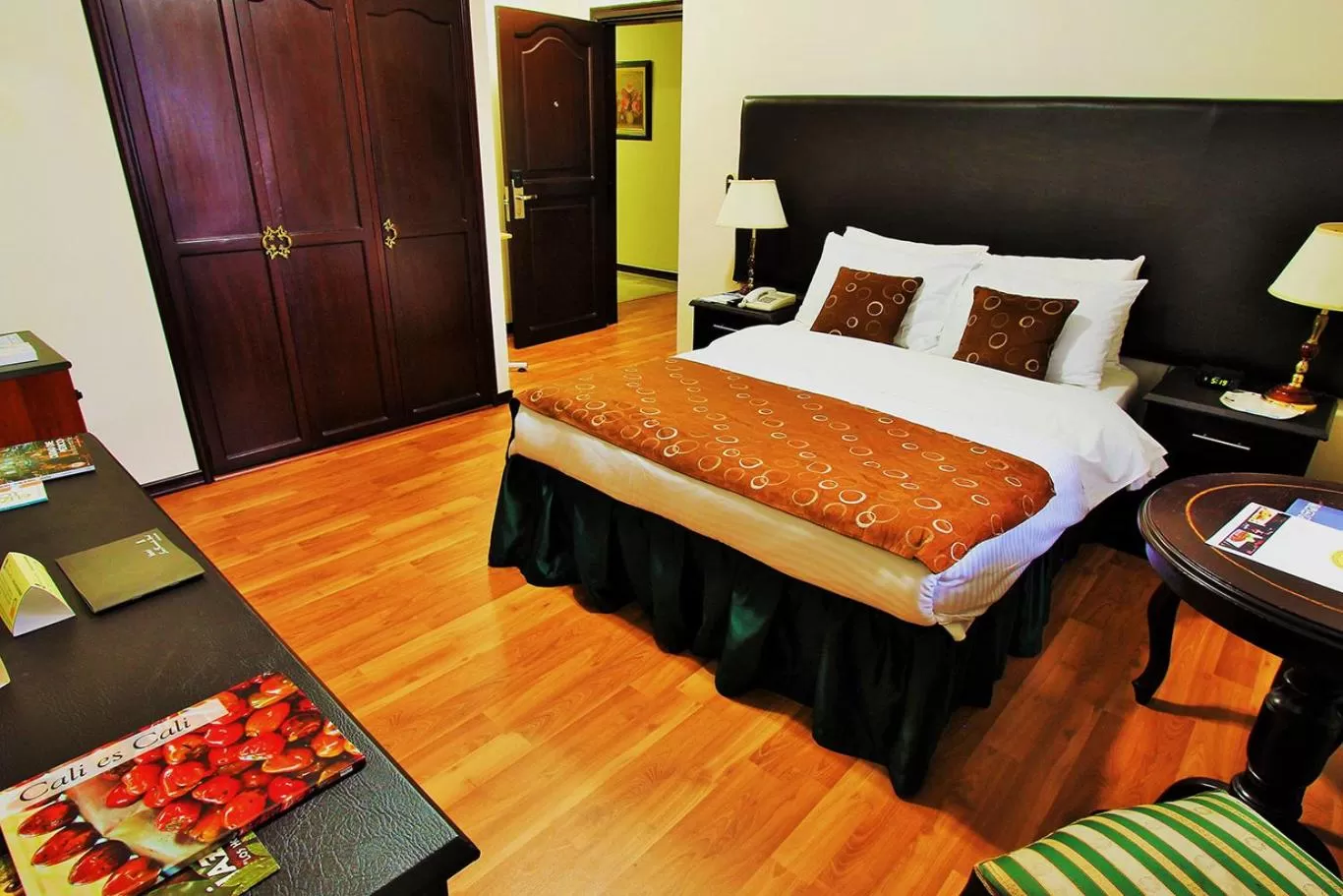 Decorative detail, Bed in Hotel San Fernando Real