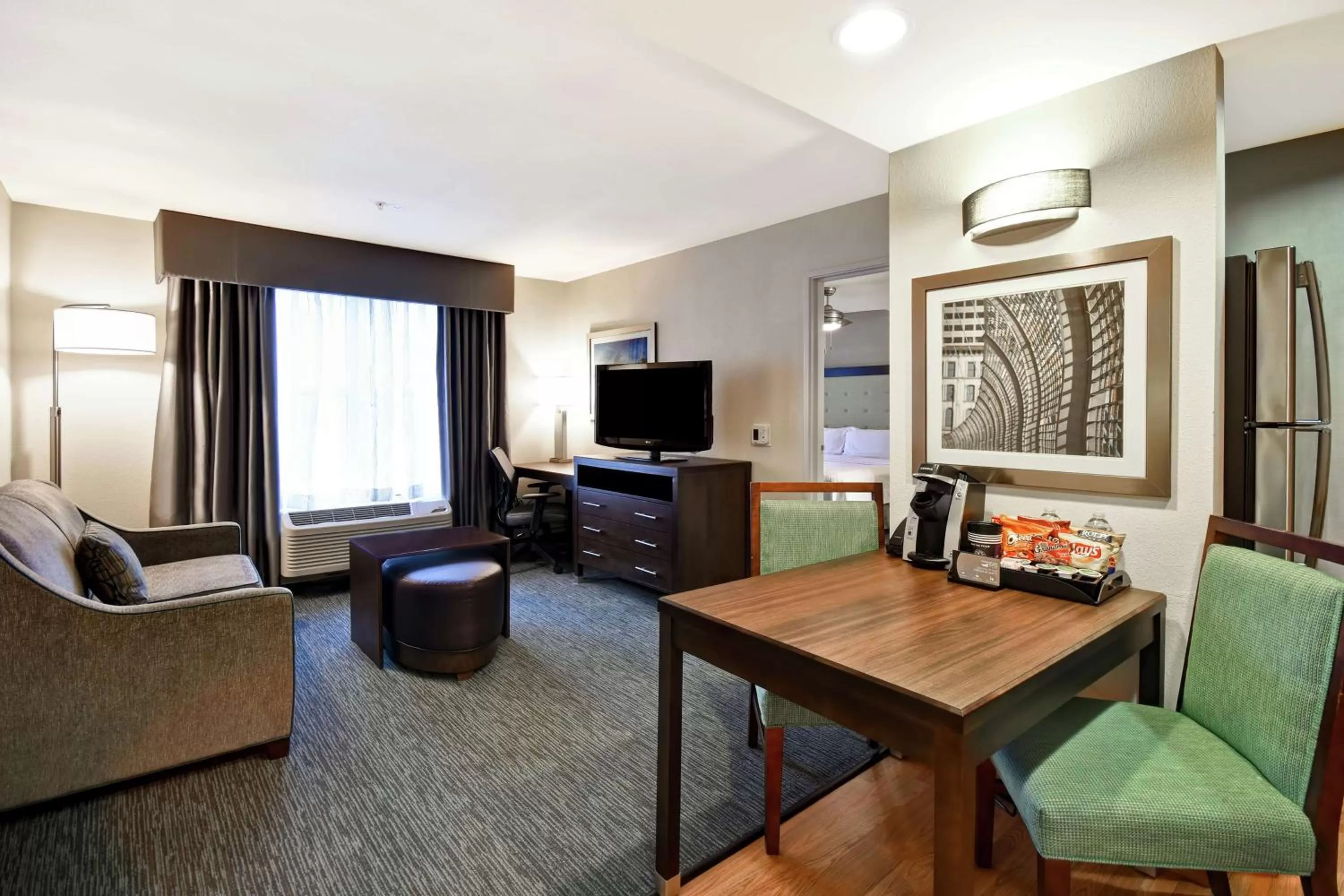 Bedroom in Homewood Suites by Hilton Cincinnati-Milford
