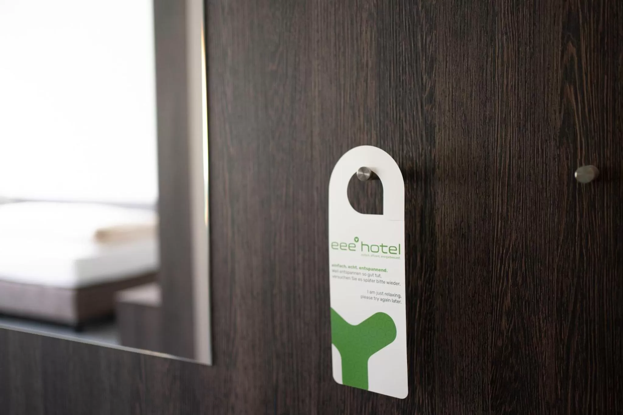 Decorative detail, Bed in eee Hotel Liezen