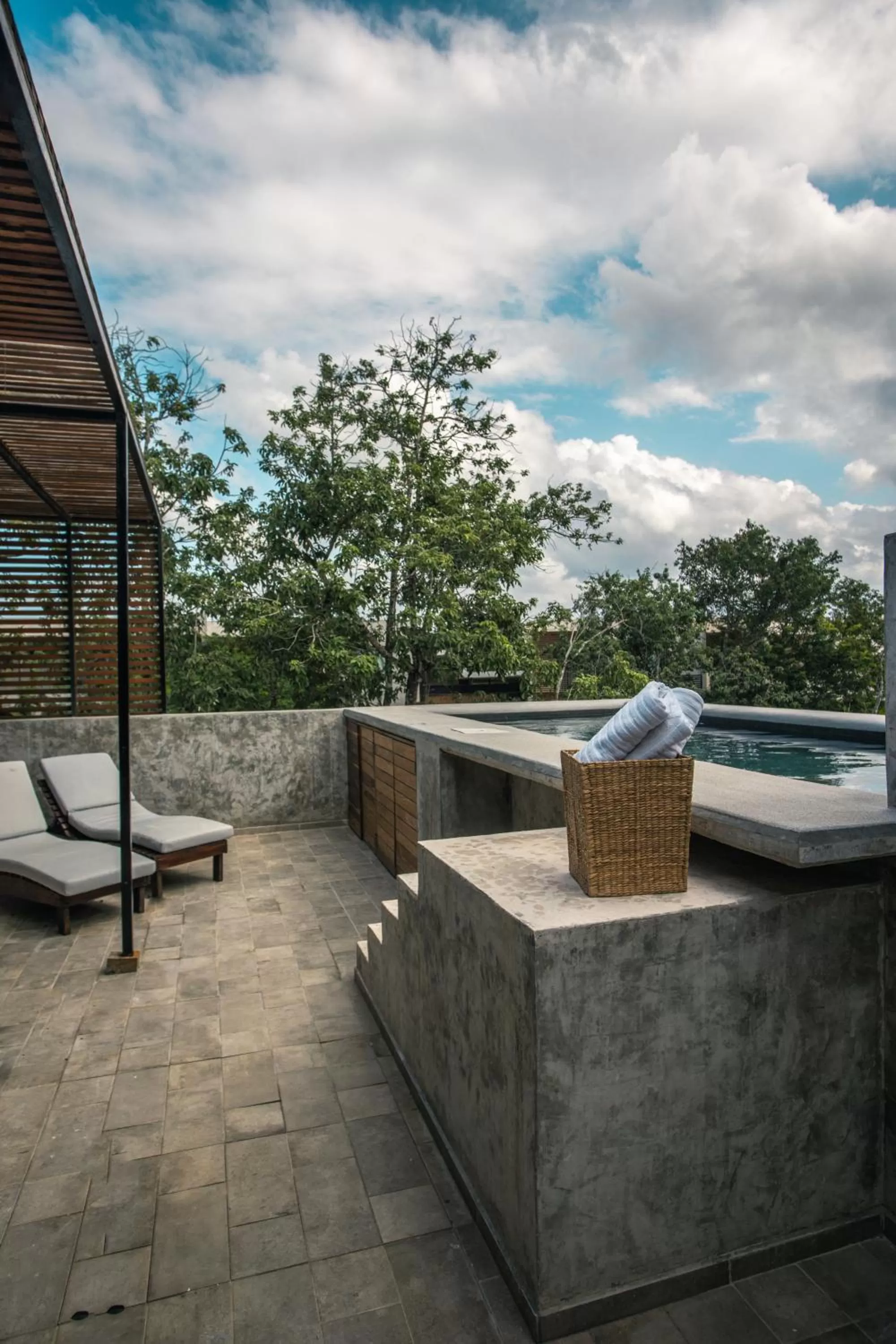 Swimming pool in Panacea Condo Tulum