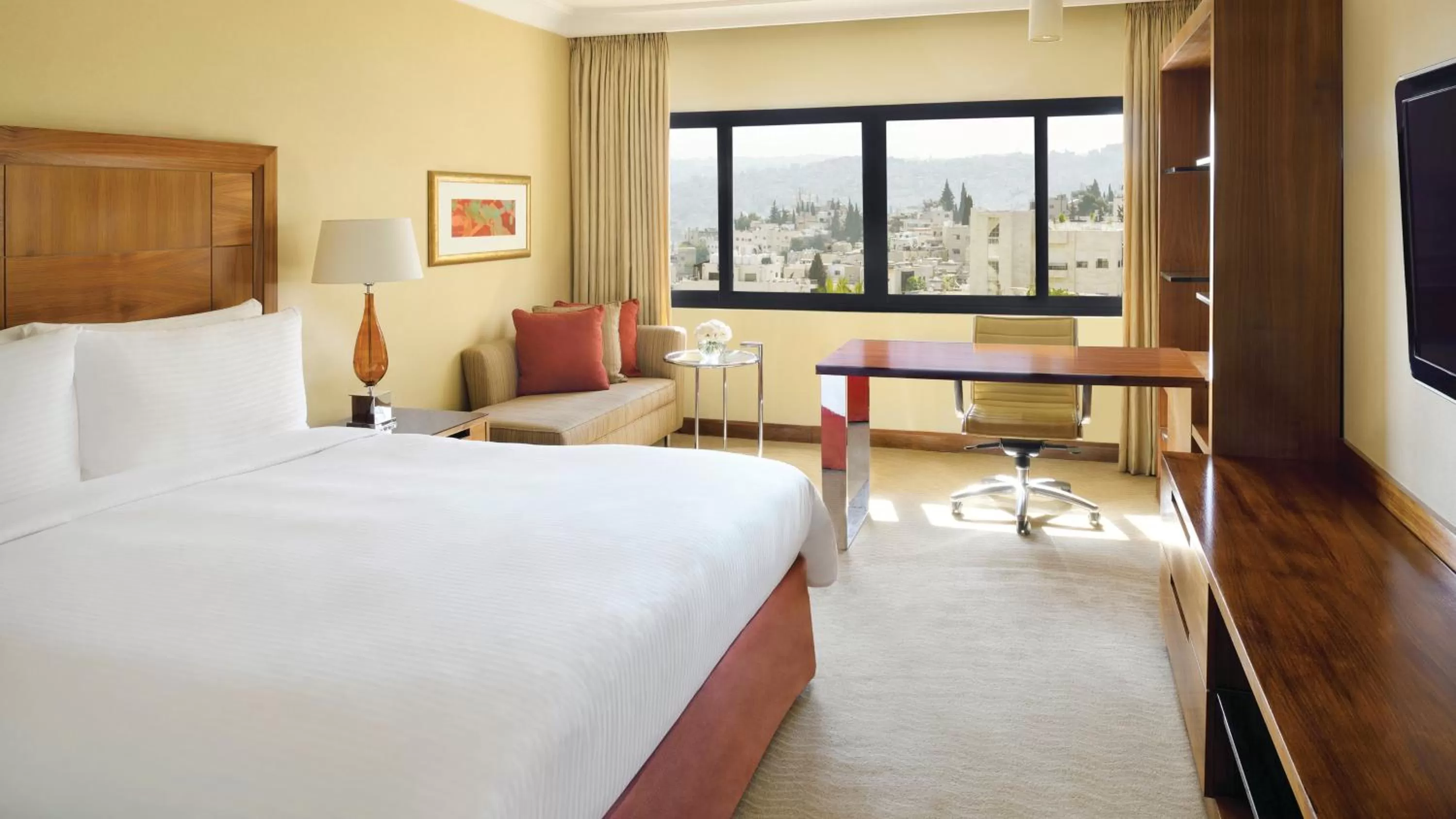 Bed in InterContinental Amman Jordan by IHG