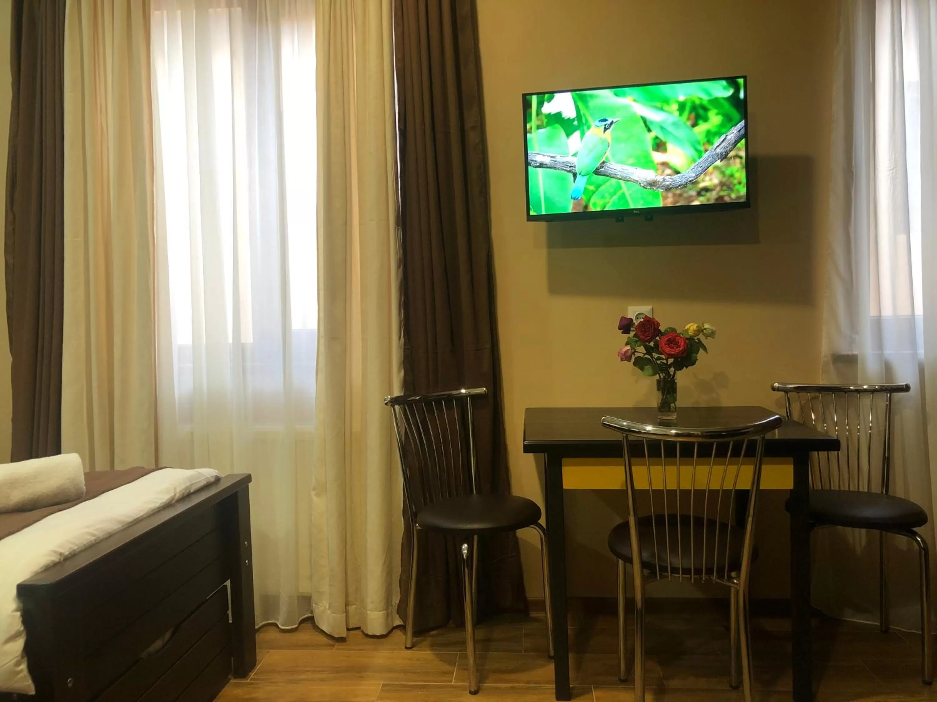 TV/Entertainment Center in Borjomi Yellow Hotel