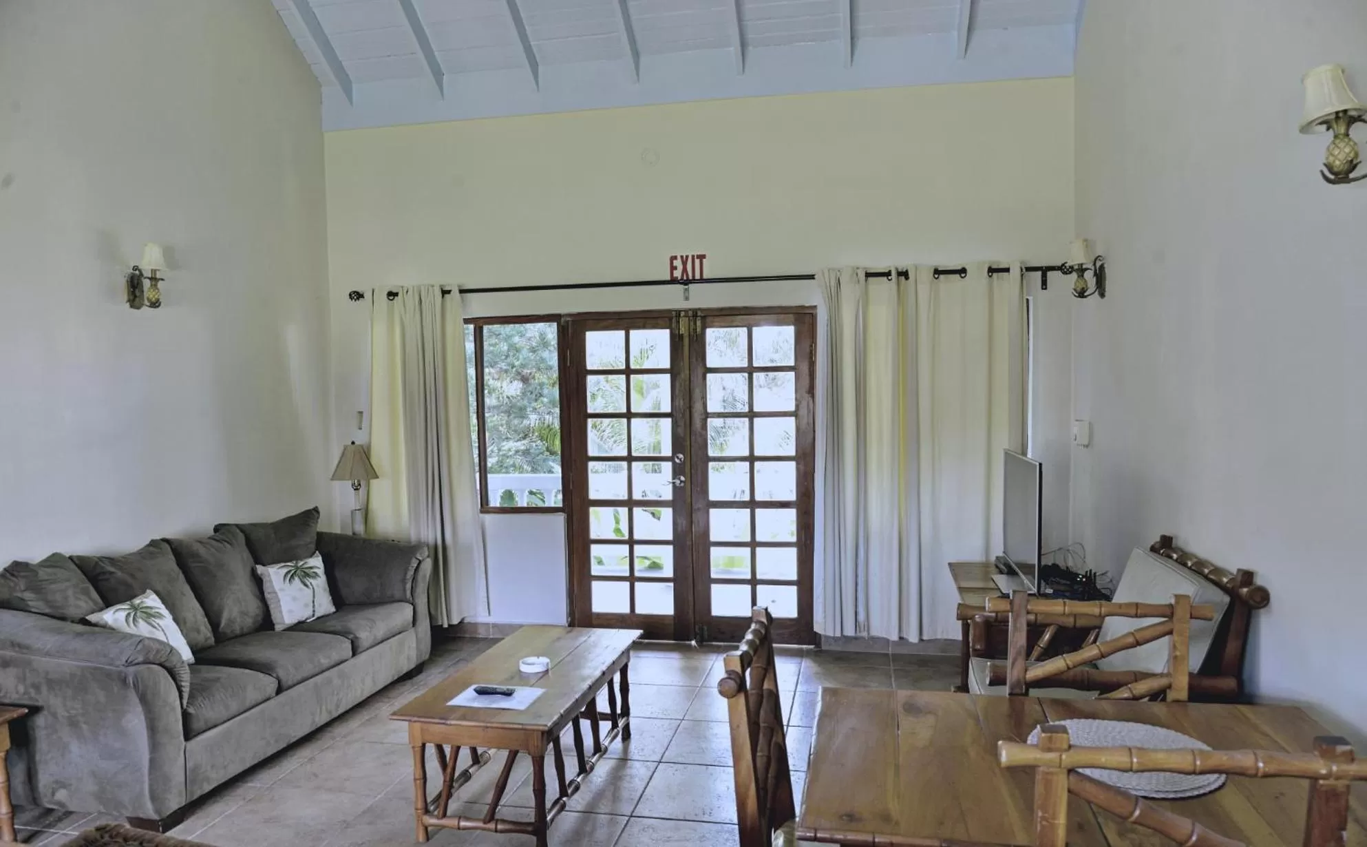 Living room in Beach House Condos, Negril