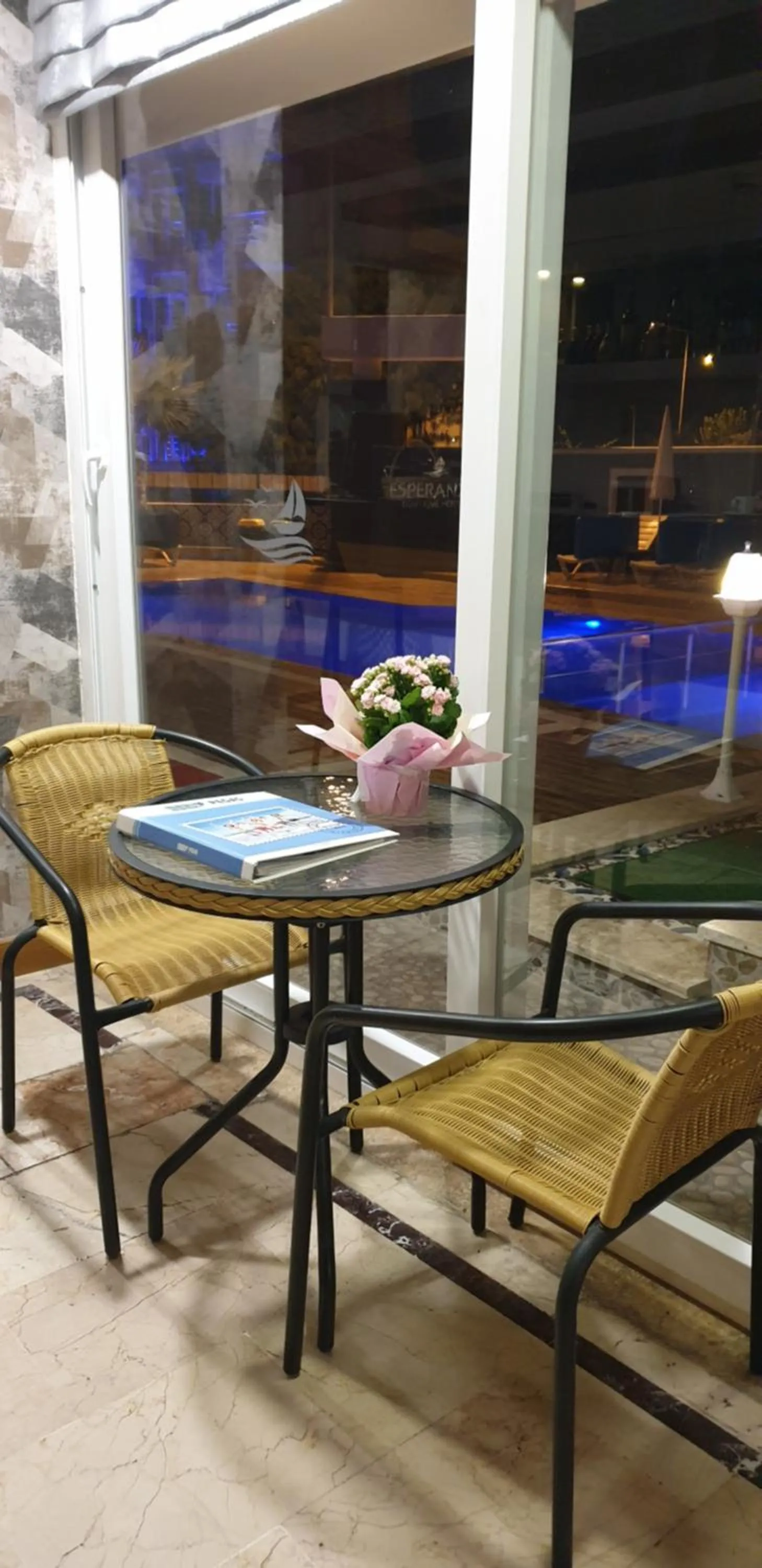 Patio in Esperanza Hotel