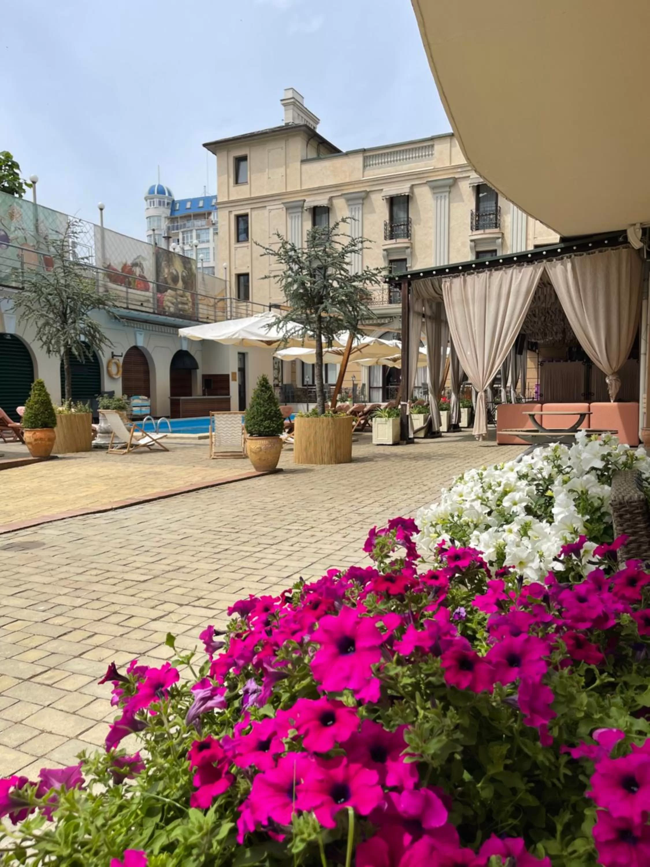 Summer, Property Building in Arcada Apartments