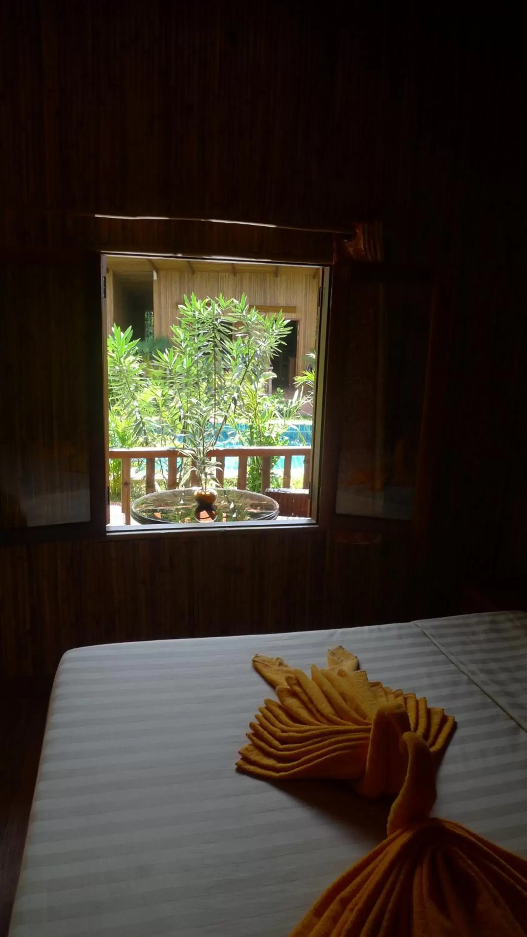Deluxe Double Room with Garden View in Sok Sabay Resort Deluxe Double Room with Garden View in Sok Sabay Resort