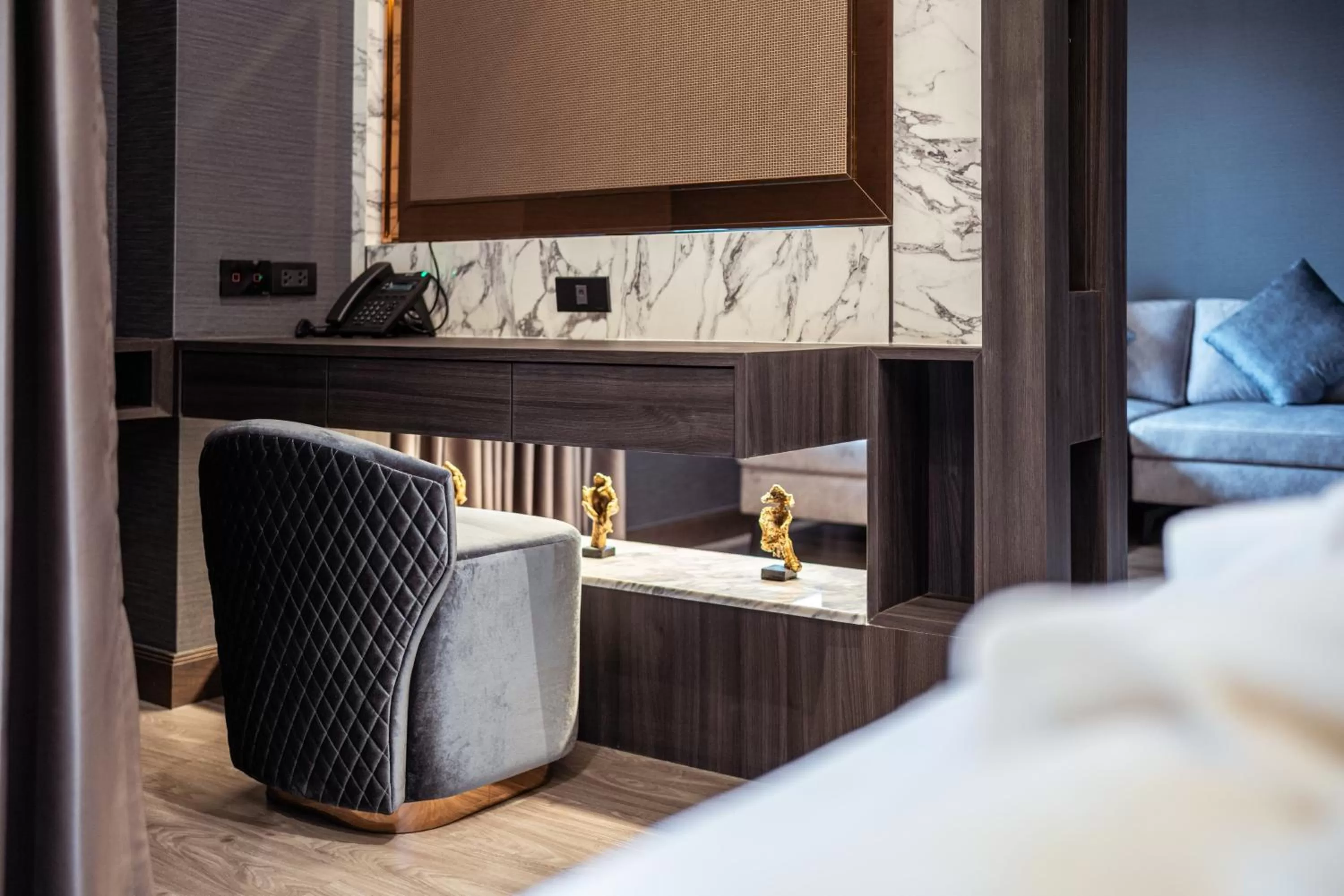 Living room, Bed in The One Smart Living