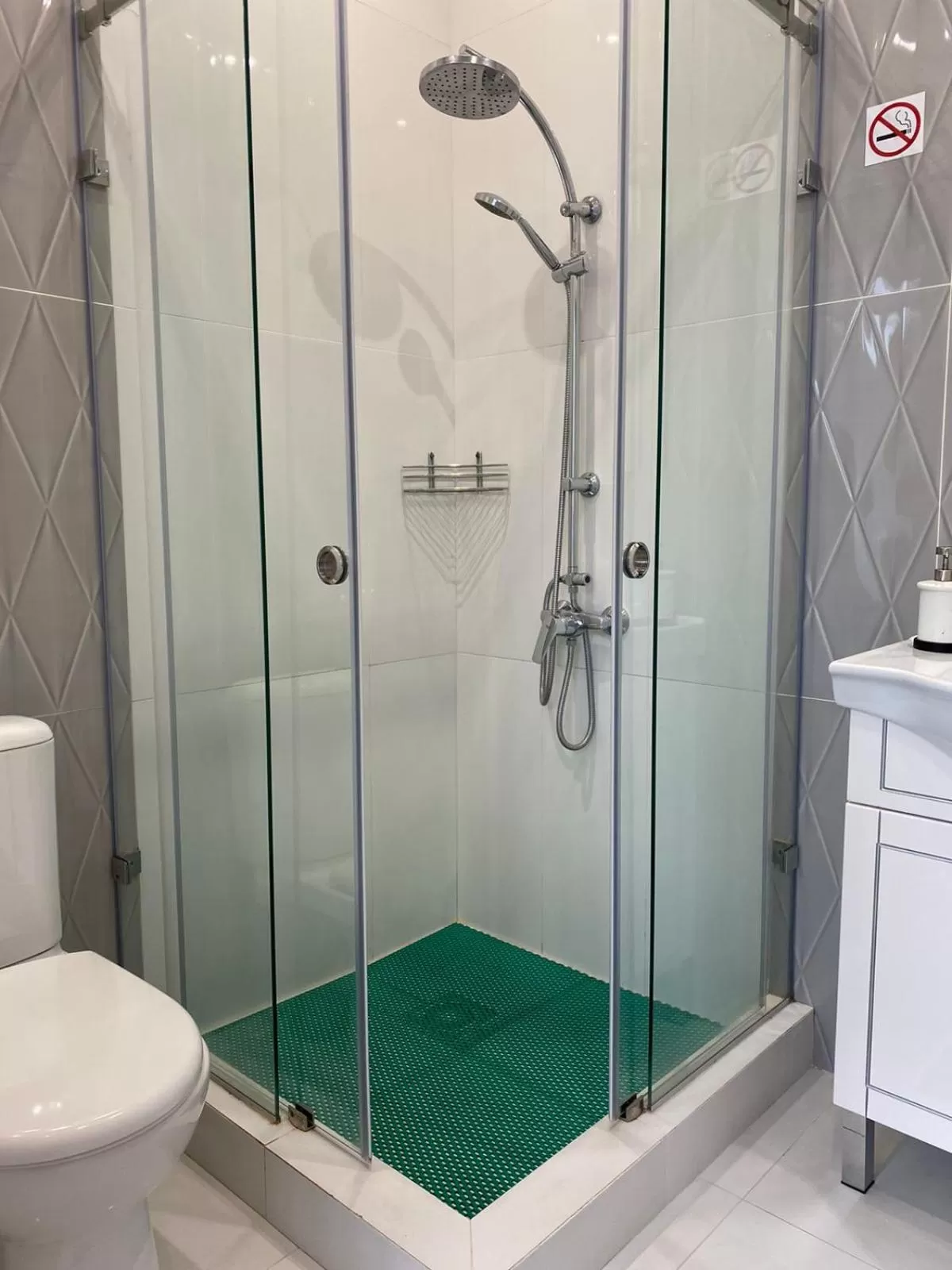 Shower in Scandi Hotel