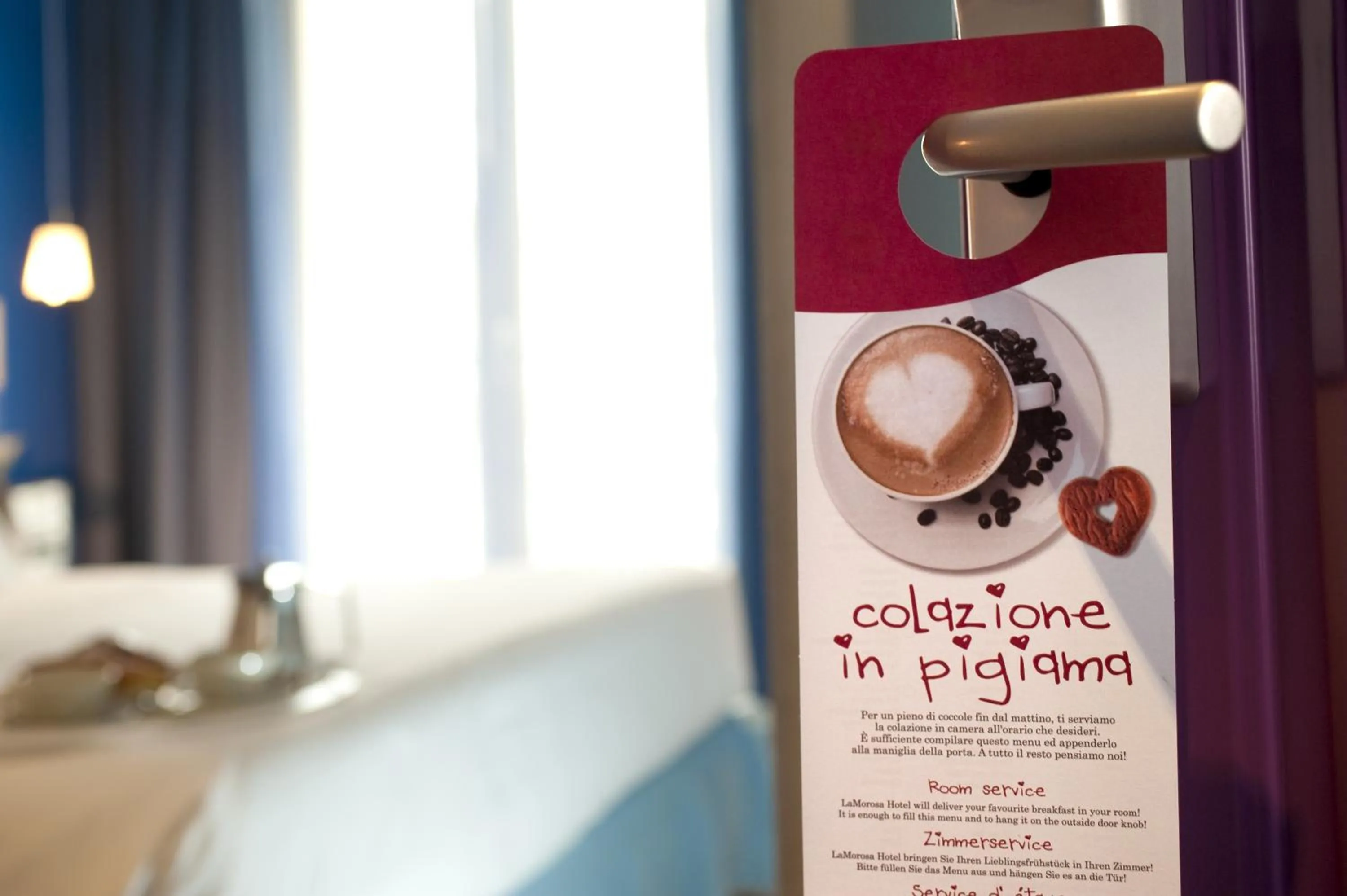 Decorative detail, Bed in Hotel LaMorosa