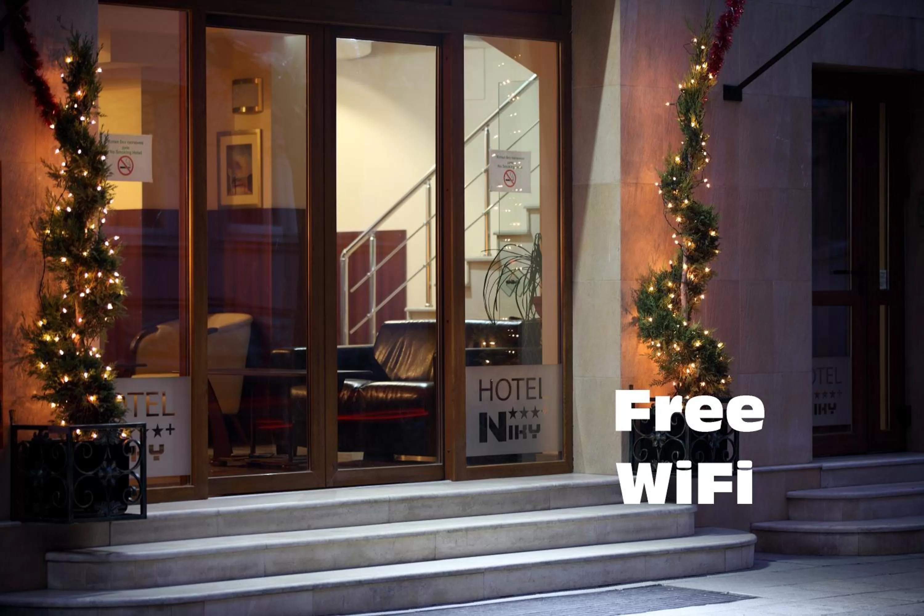 Facade/entrance in Hotel Niky