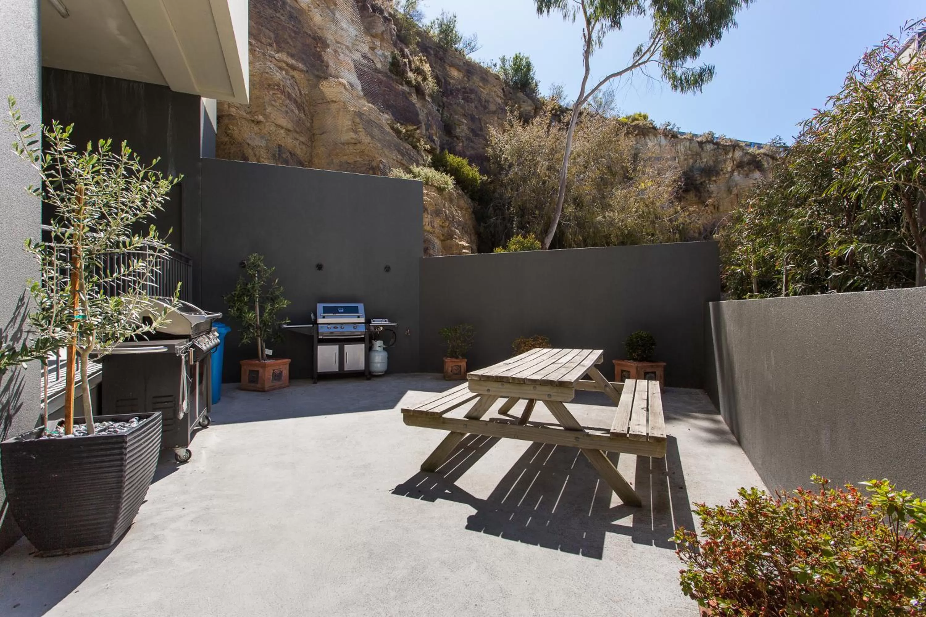 BBQ facilities in Bay View Villas