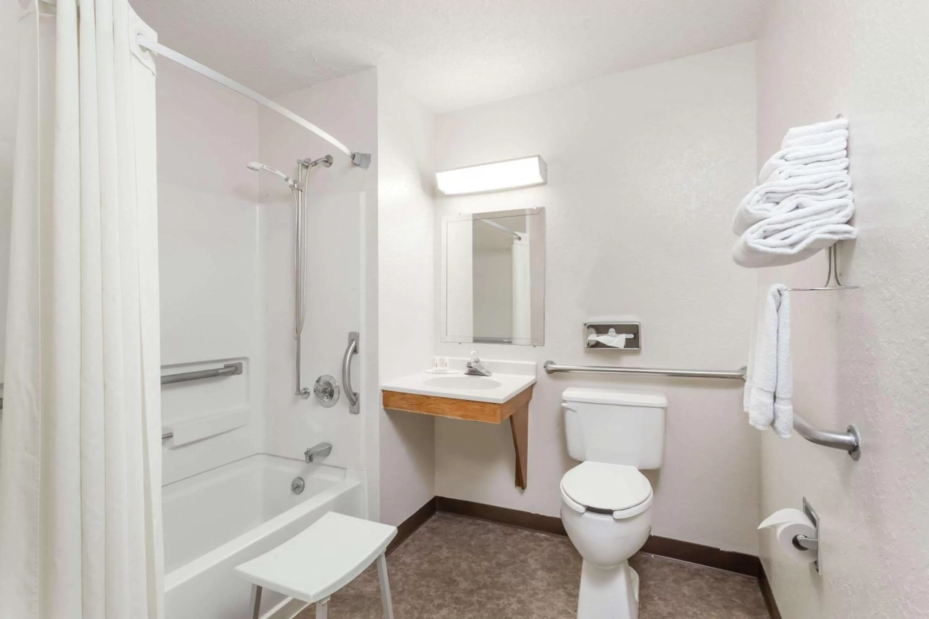 Bathroom in Super 8 by Wyndham Sidney NY