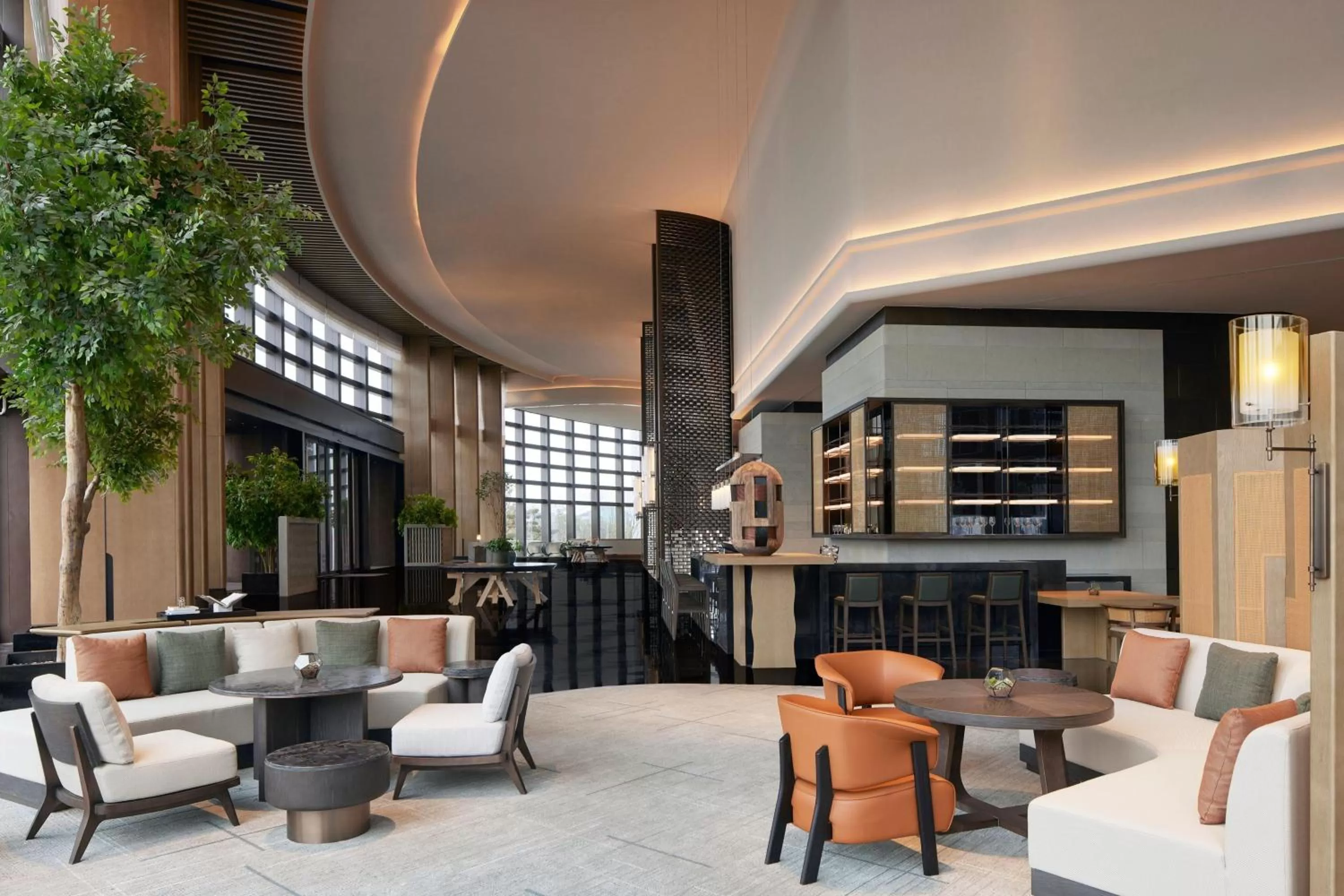 Lounge or bar in Nantong Marriott Hotel