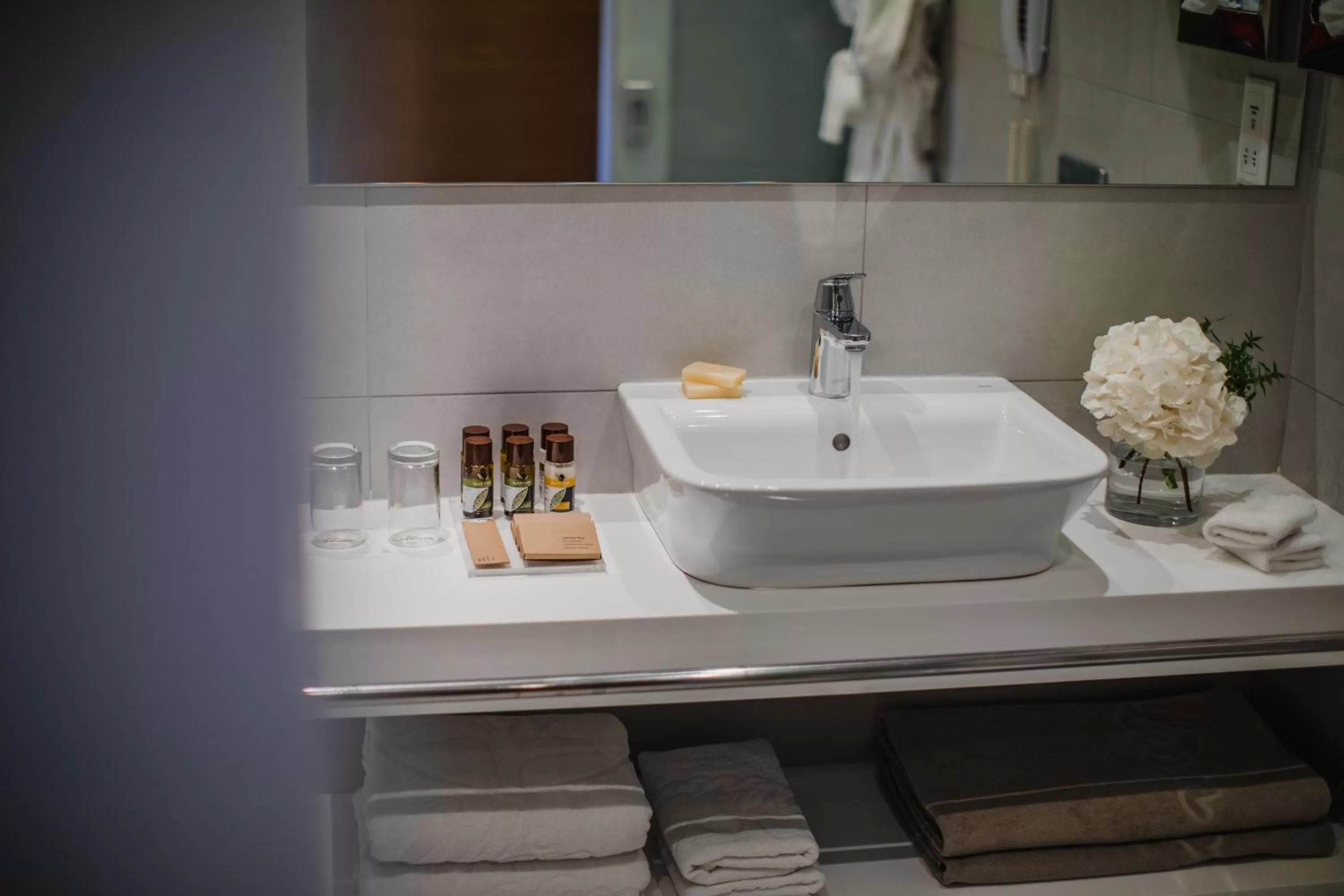 Bathroom in Alion Beach Hotel