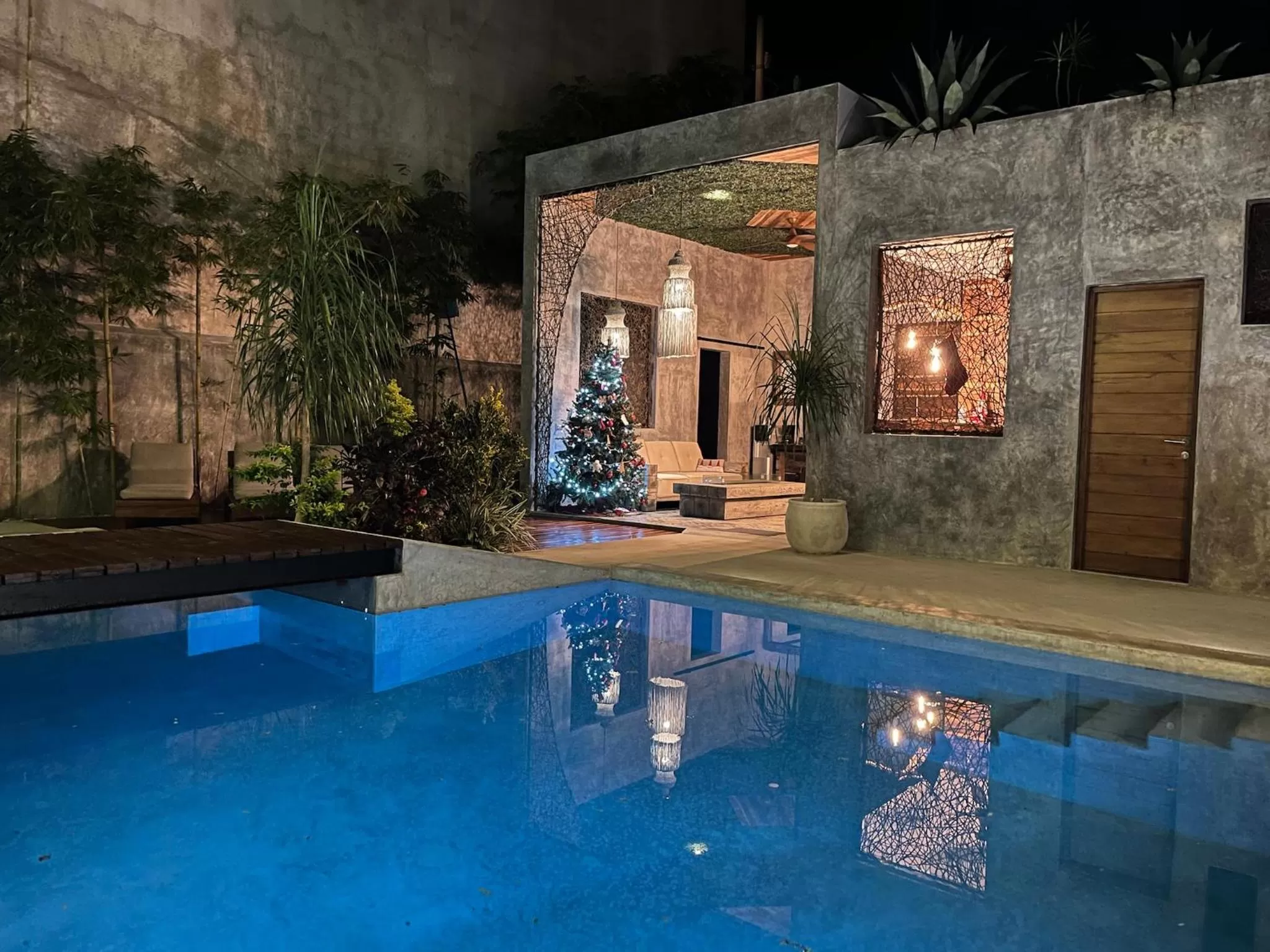 Swimming pool in Little Gem Hotel Tulum La Veleta