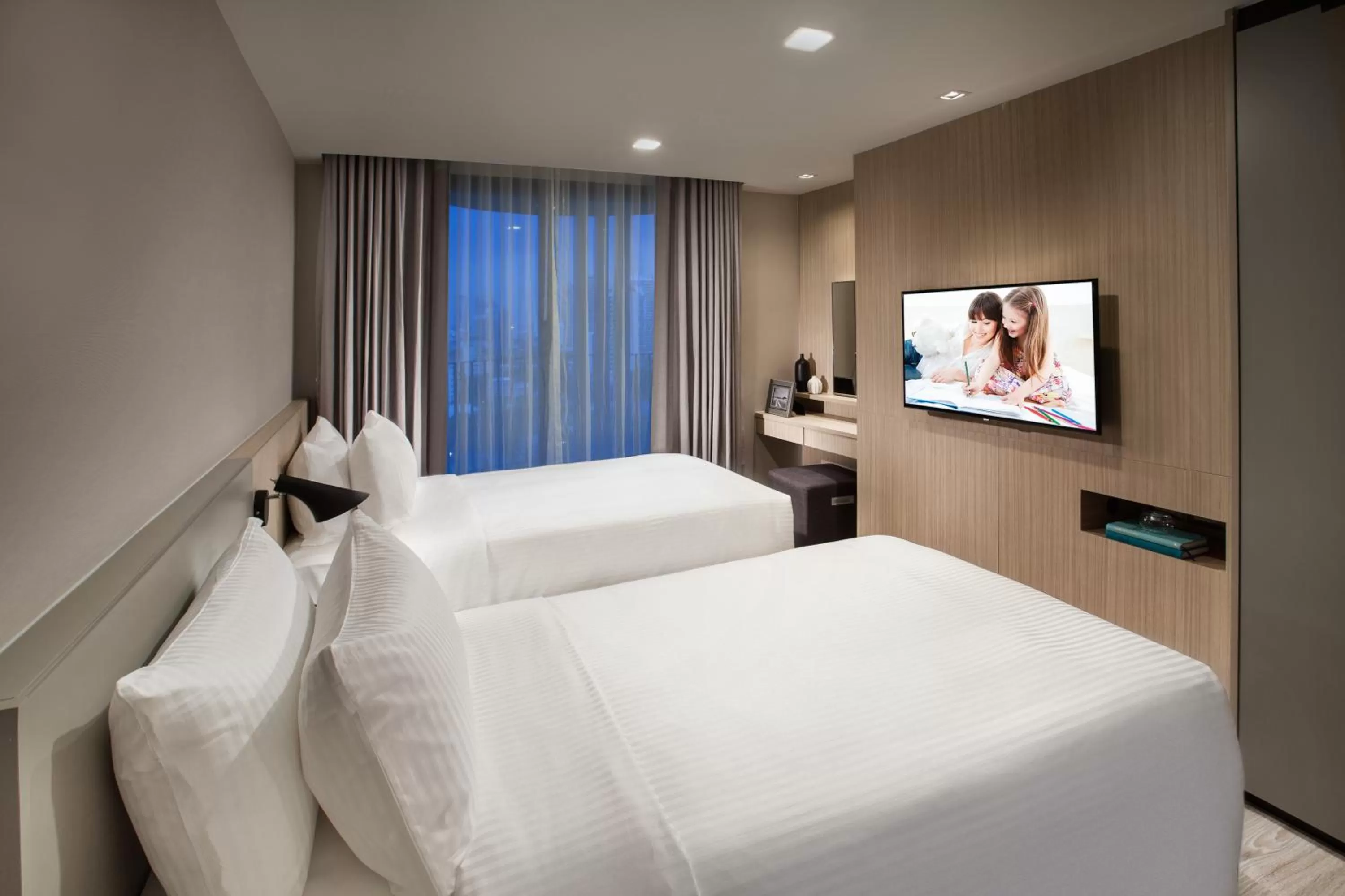 Bedroom, Bed in Somerset Ekamai Bangkok