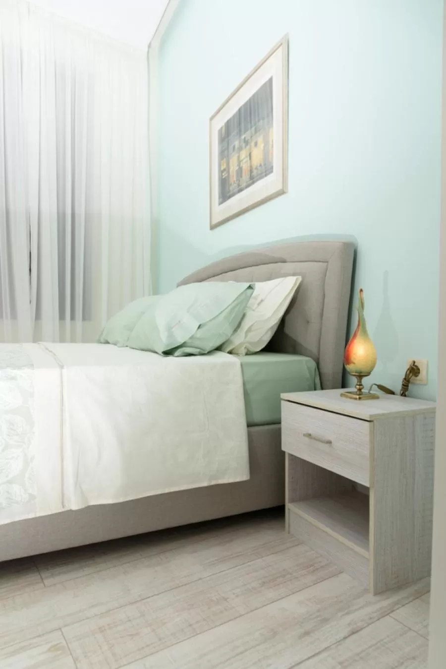 Bedroom, Bed in Theasis Athens