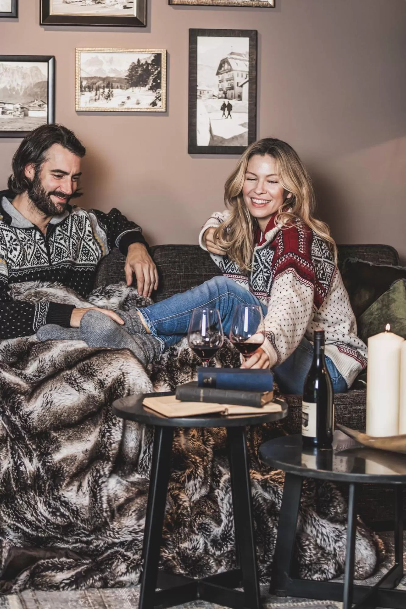 Living room in PURE Resort Ehrwald