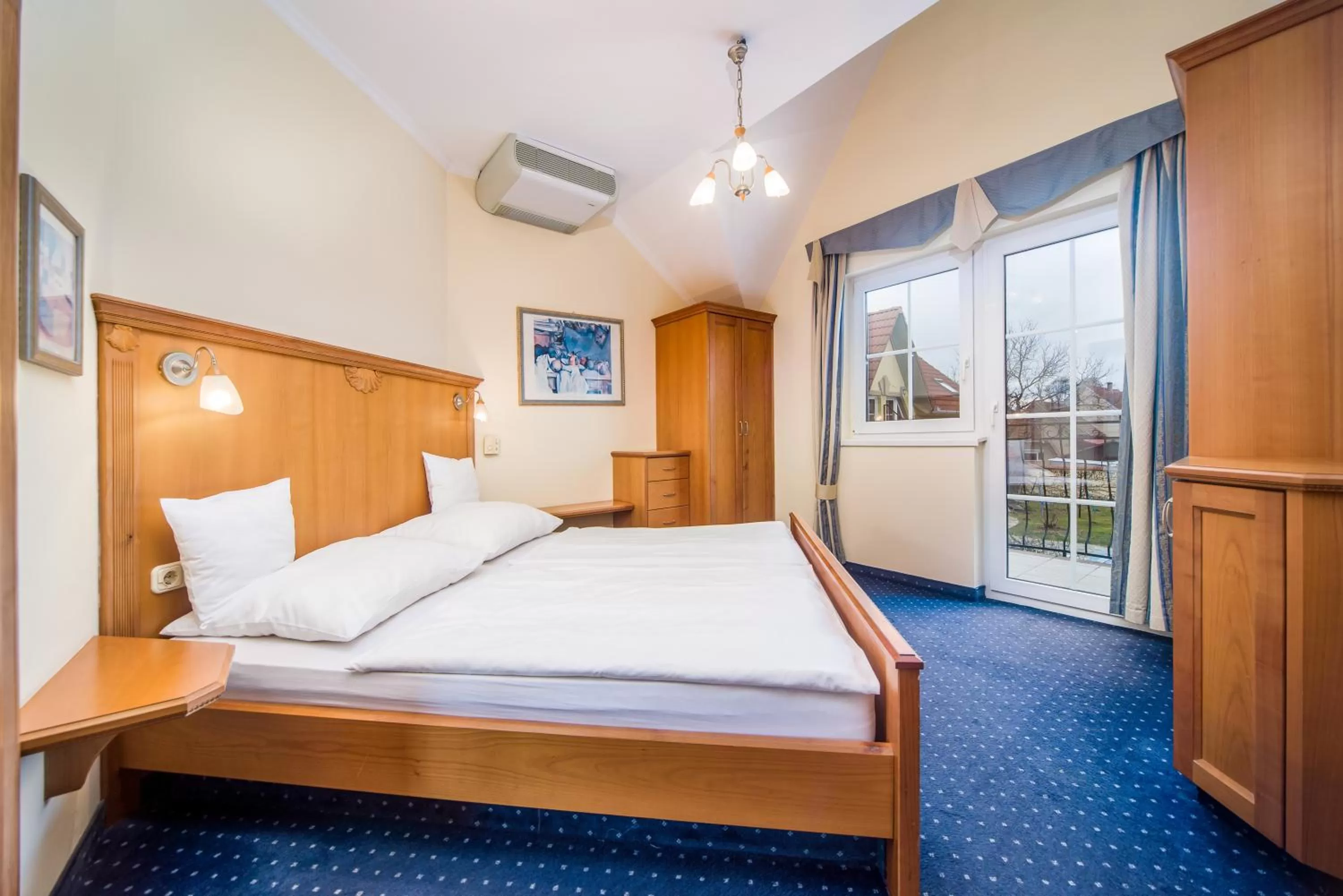 Bedroom, Bed in Wellness Hotel Kager Harkány