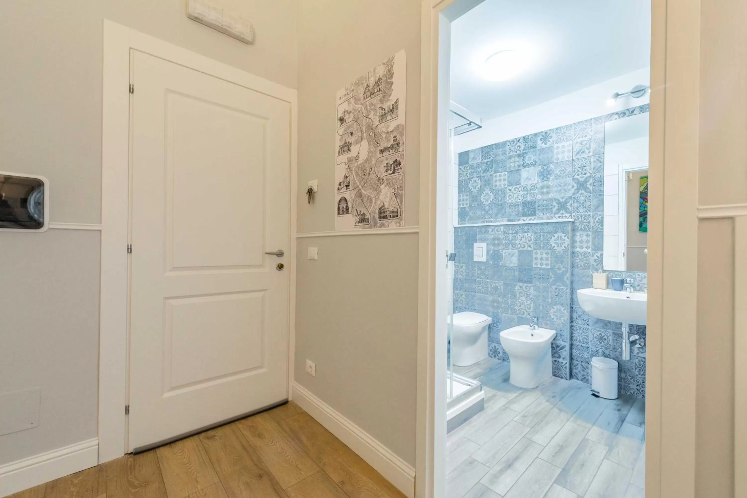 Bathroom in Un Attimo A Roma B&B