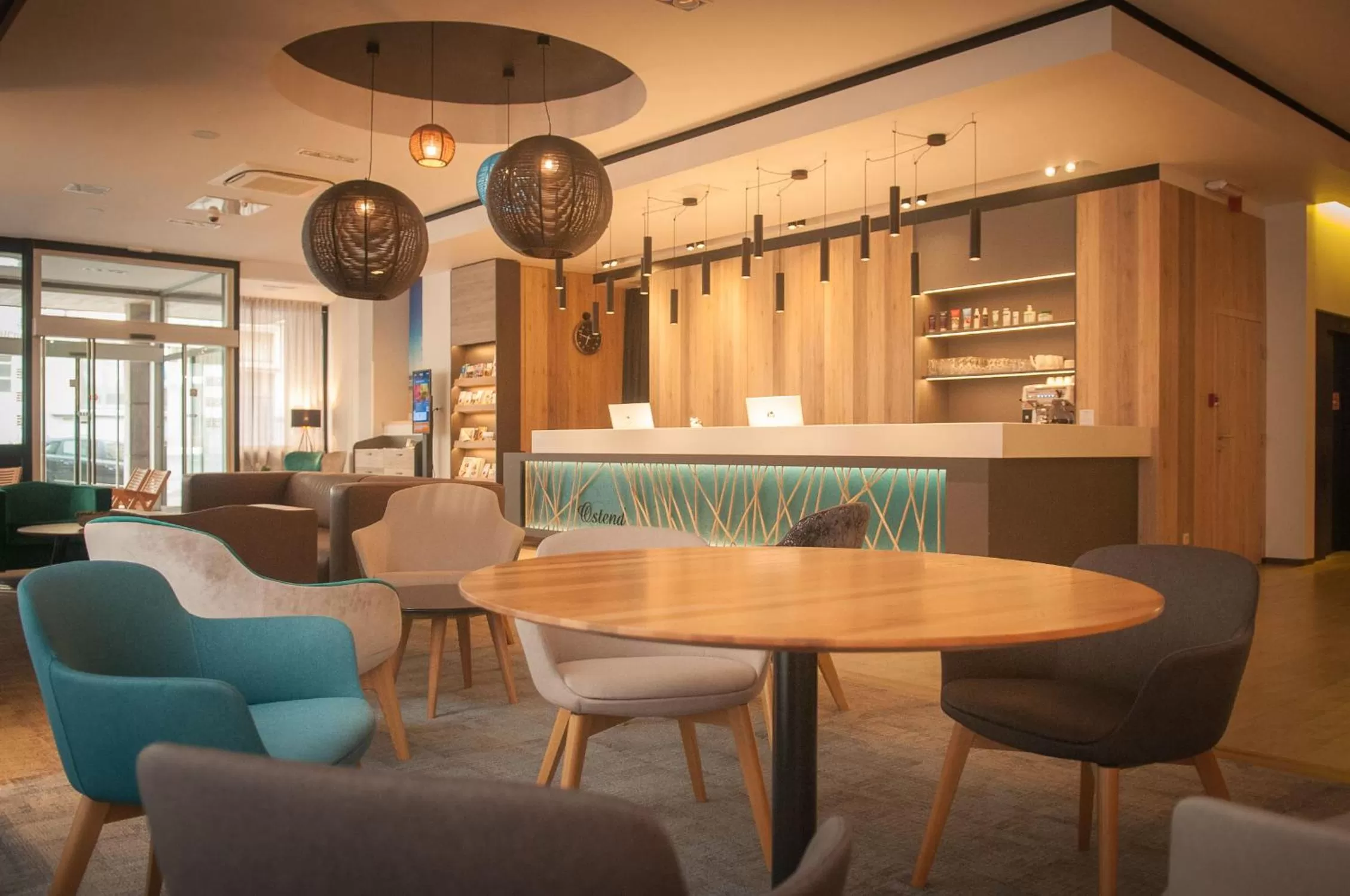 Lobby or reception in Ostend Hotel