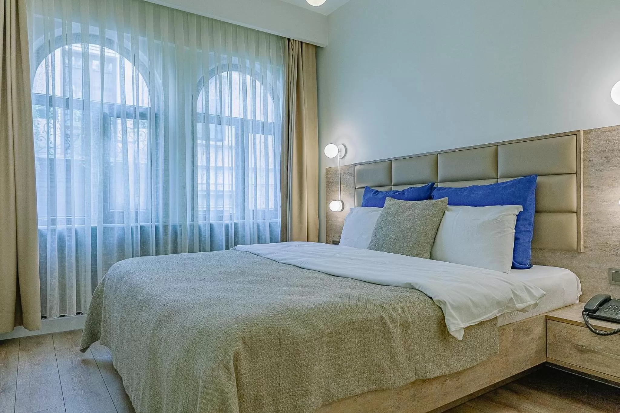 Bed in The Wilson Galata Hotel