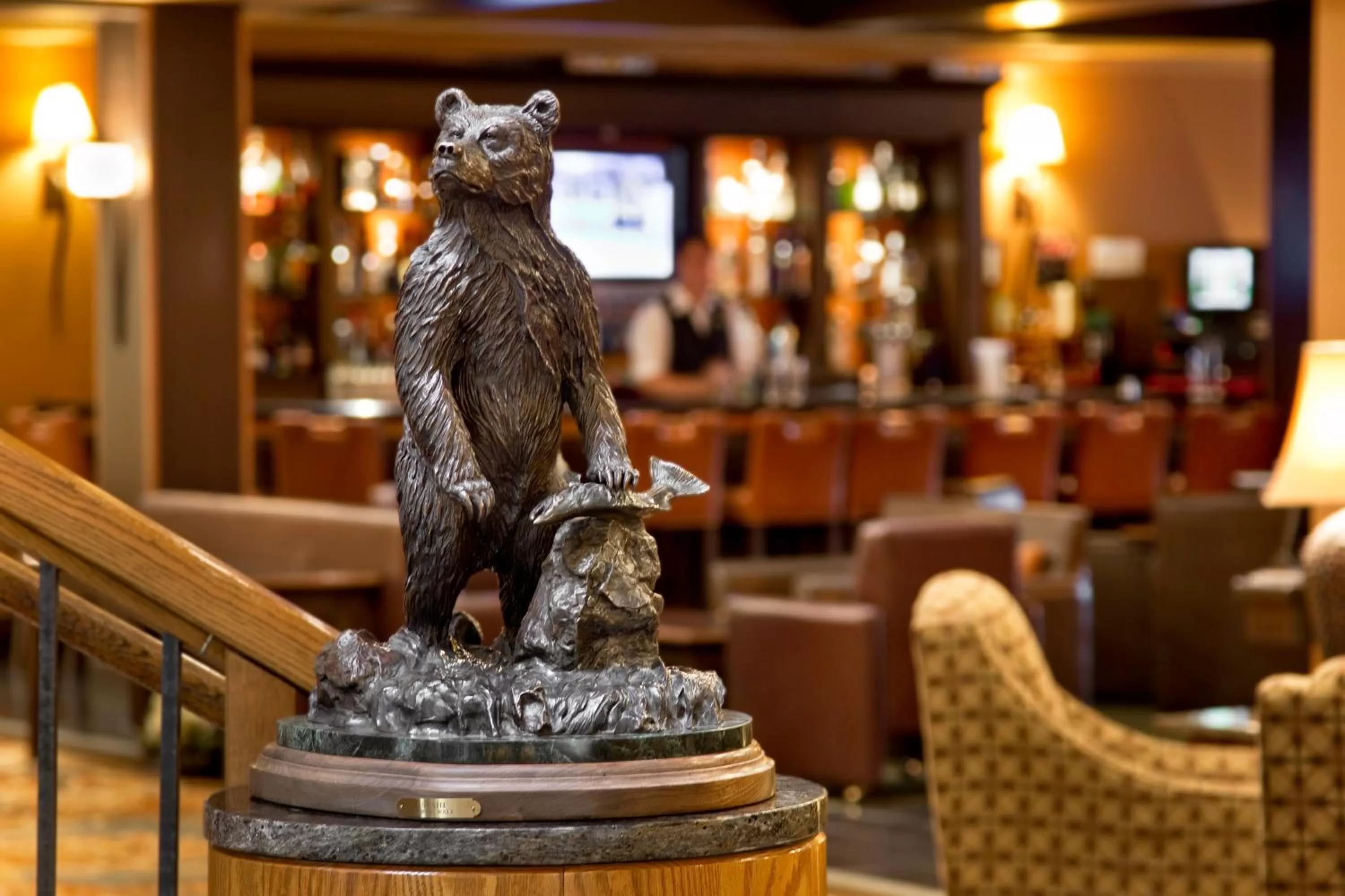 Decorative detail in Banff Park Lodge