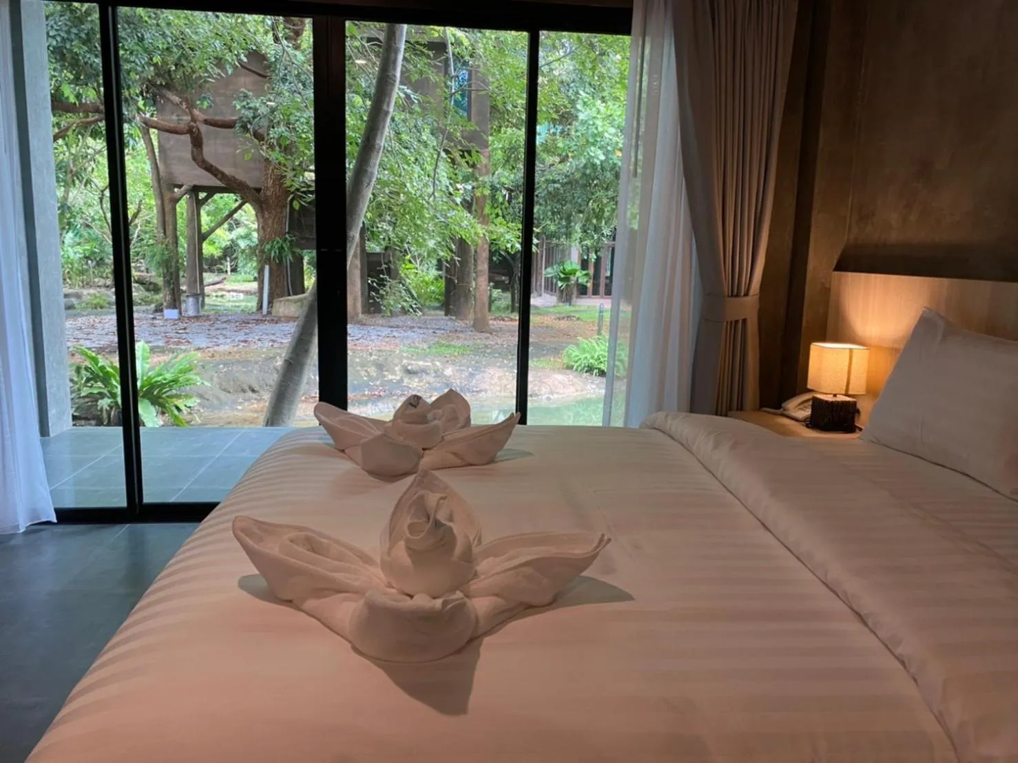 Bed in Blues River Resort