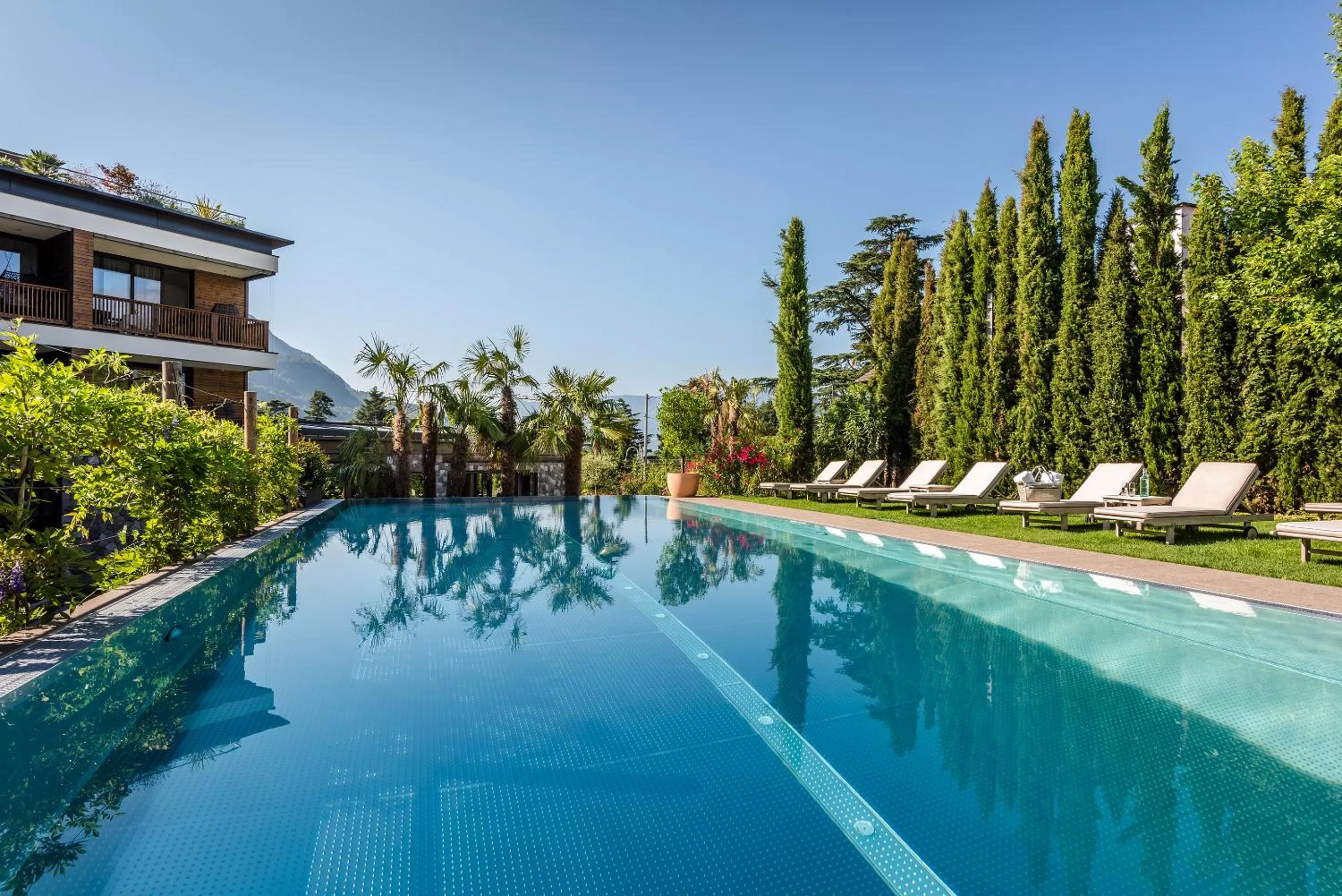 Patio in Hotel Ansitz Plantiz