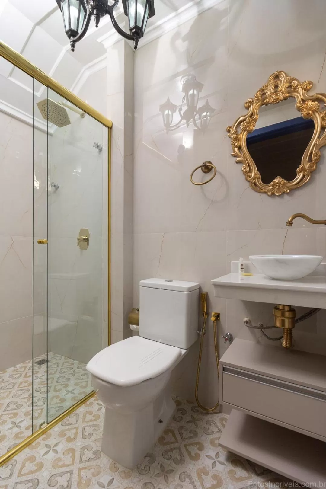 Bathroom in Pousada Aconchego