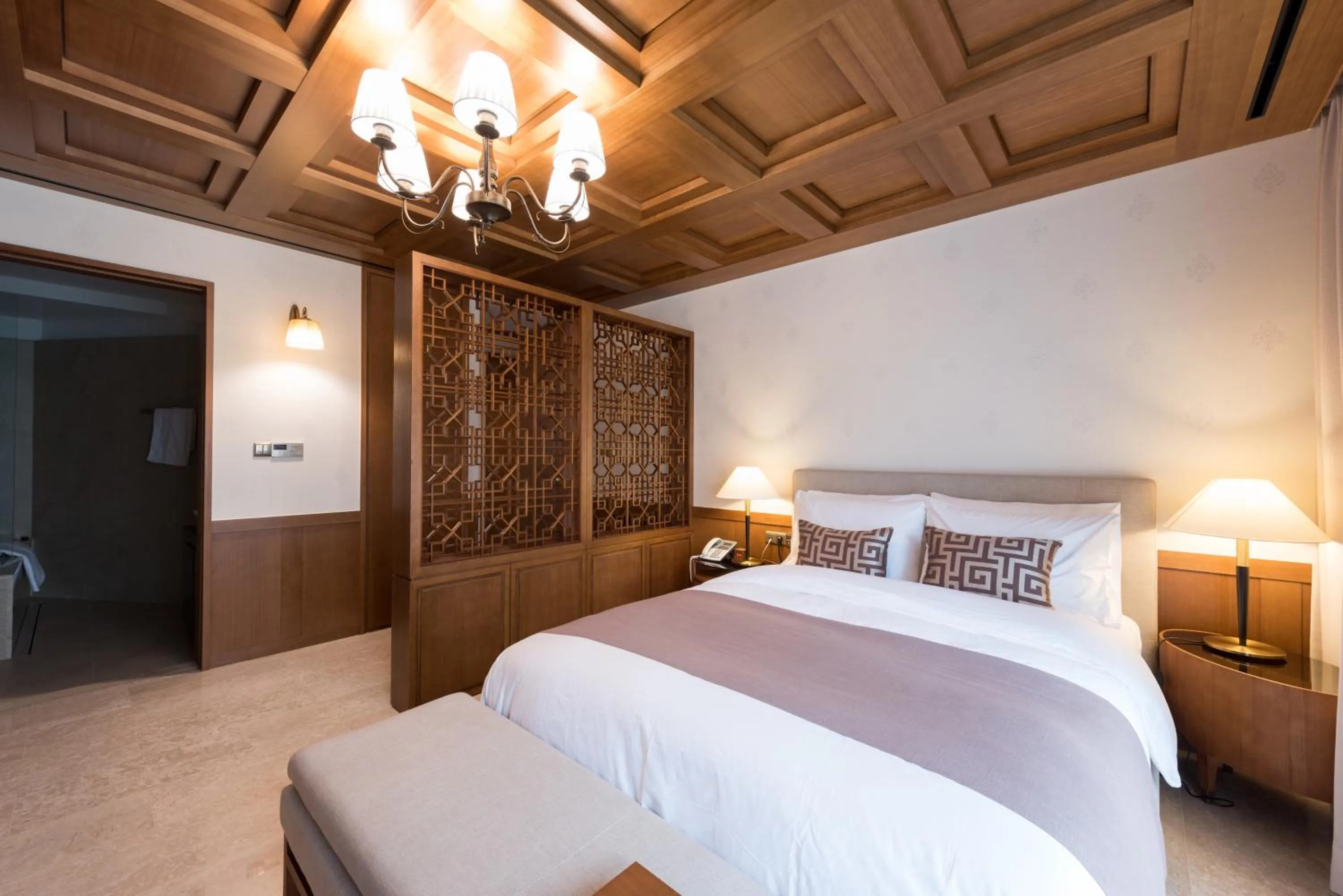 Bed in Bonum 1957 Hanok and Boutique